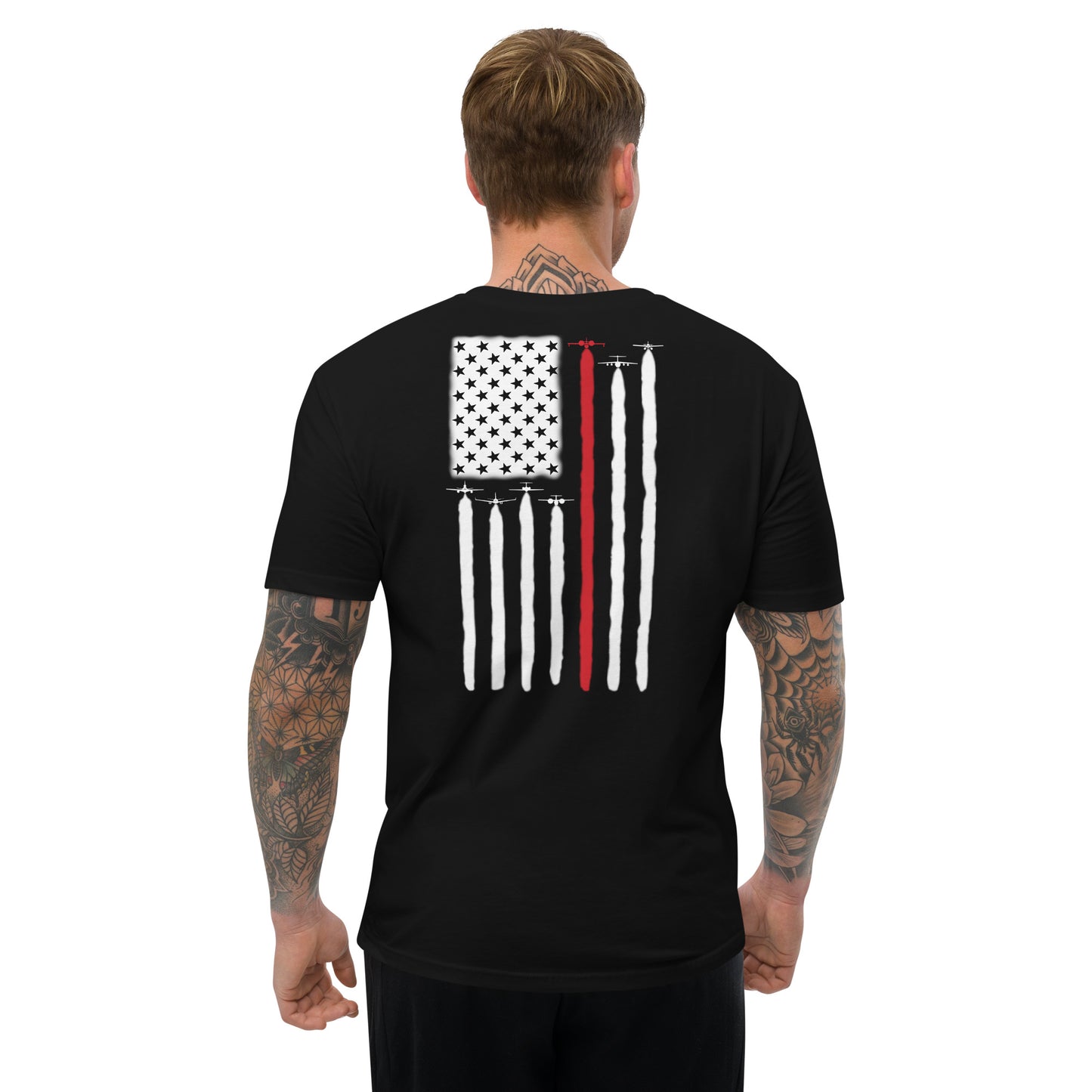 AerialFire Fixed-Wing Flag Short Sleeve T-shirt