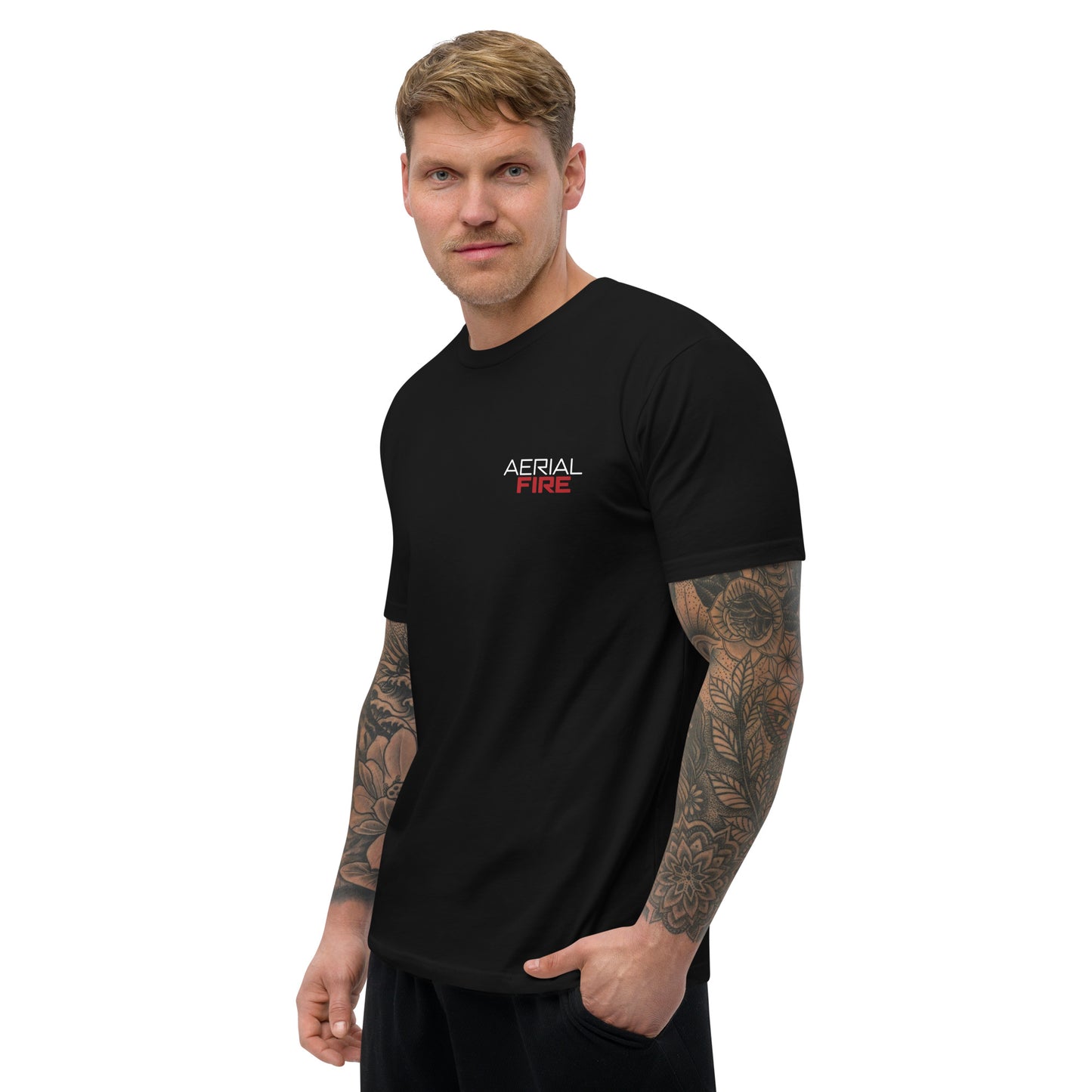 AerialFire DC-10 Cartoon Short Sleeve T-shirt