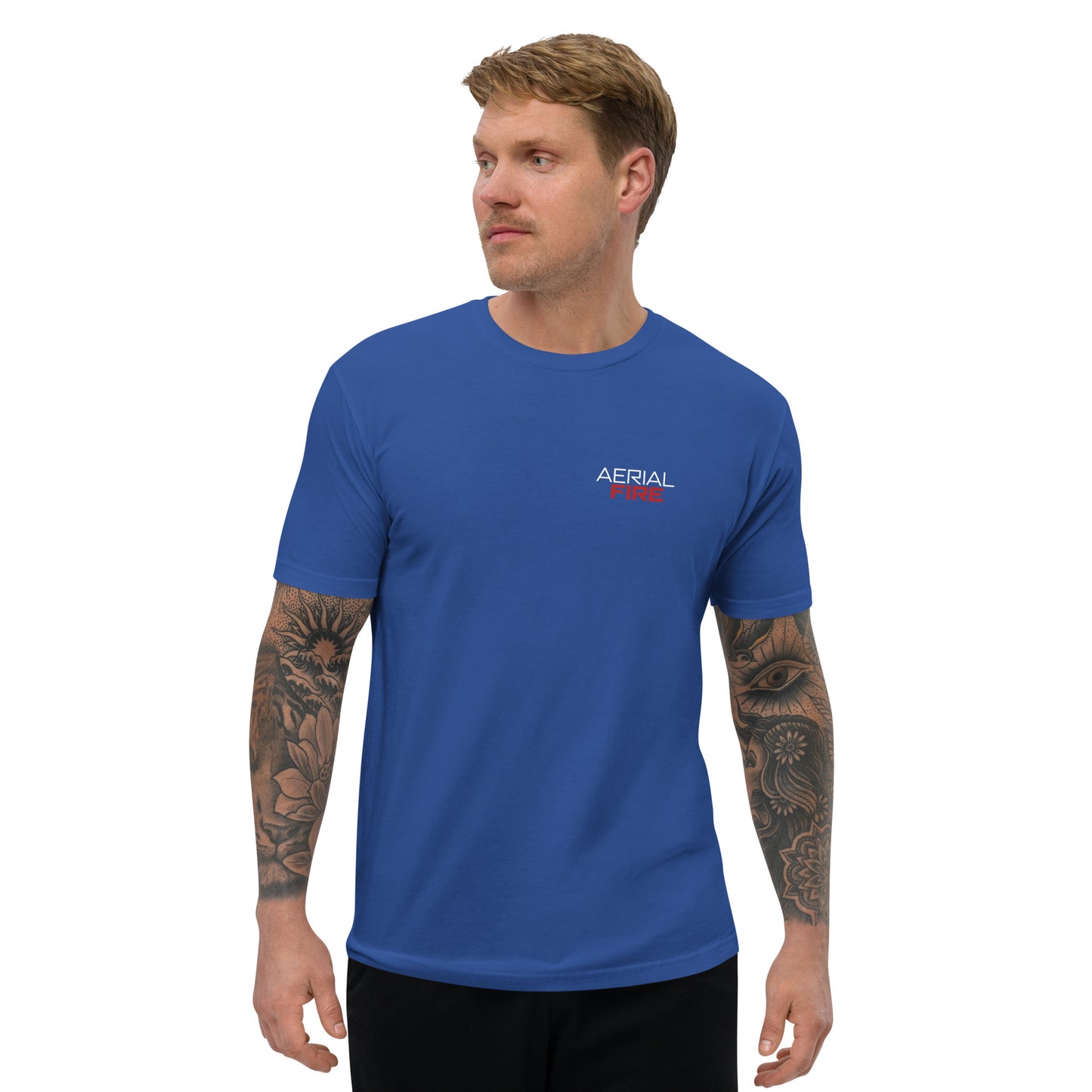 AerialFire Helicopter Flag Short Sleeve T-shirt