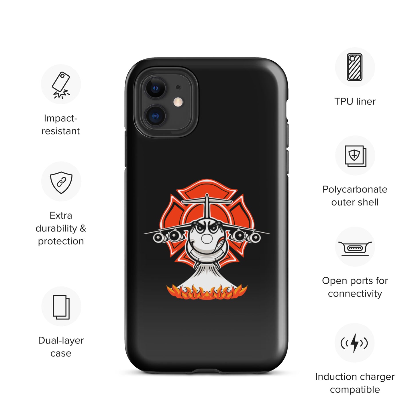 AerialFire BAE-146 Cartoon Tough Case for iPhone®
