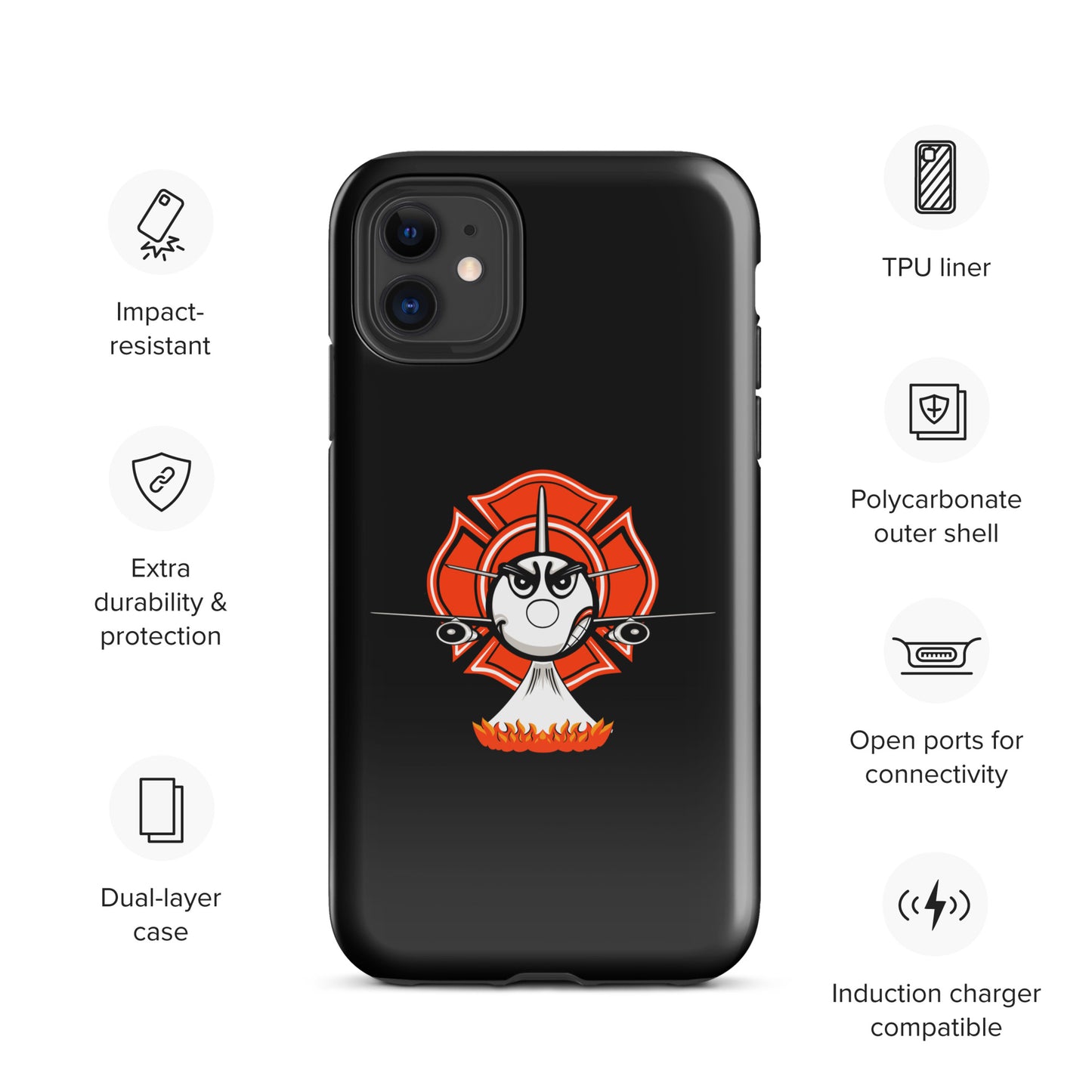 AerialFire 737 Cartoon Tough Case for iPhone®
