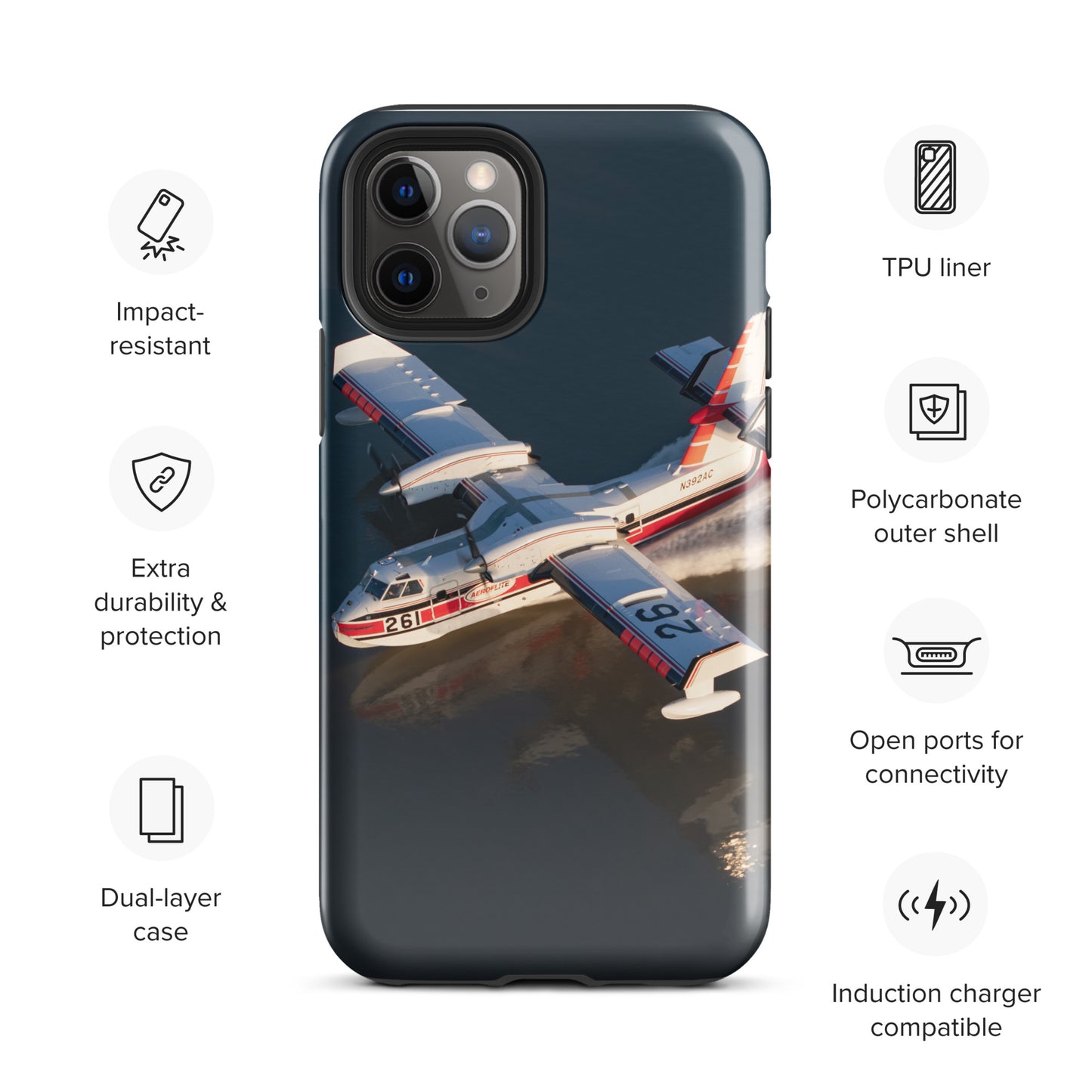 AerialFire CL-415 Tough Case for iPhone®