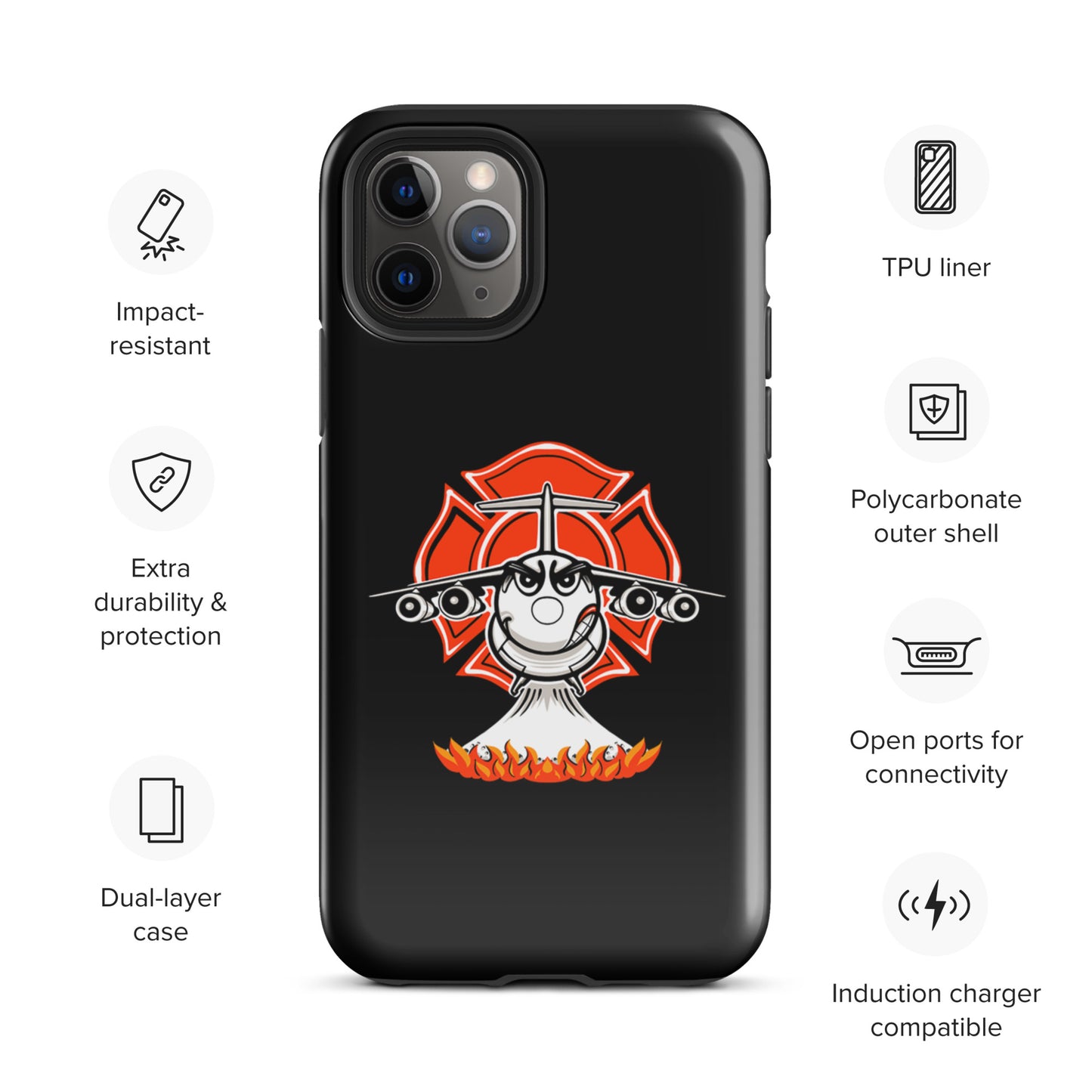 AerialFire BAE-146 Cartoon Tough Case for iPhone®