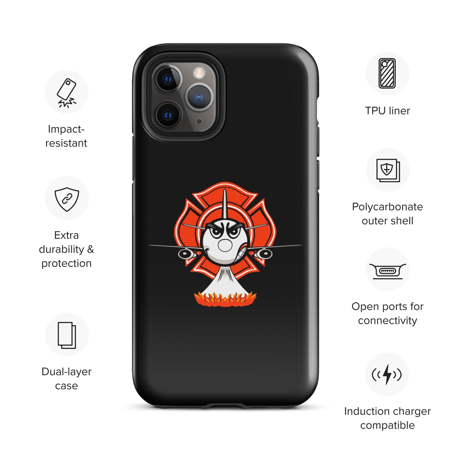 AerialFire 737 Cartoon Tough Case for iPhone®