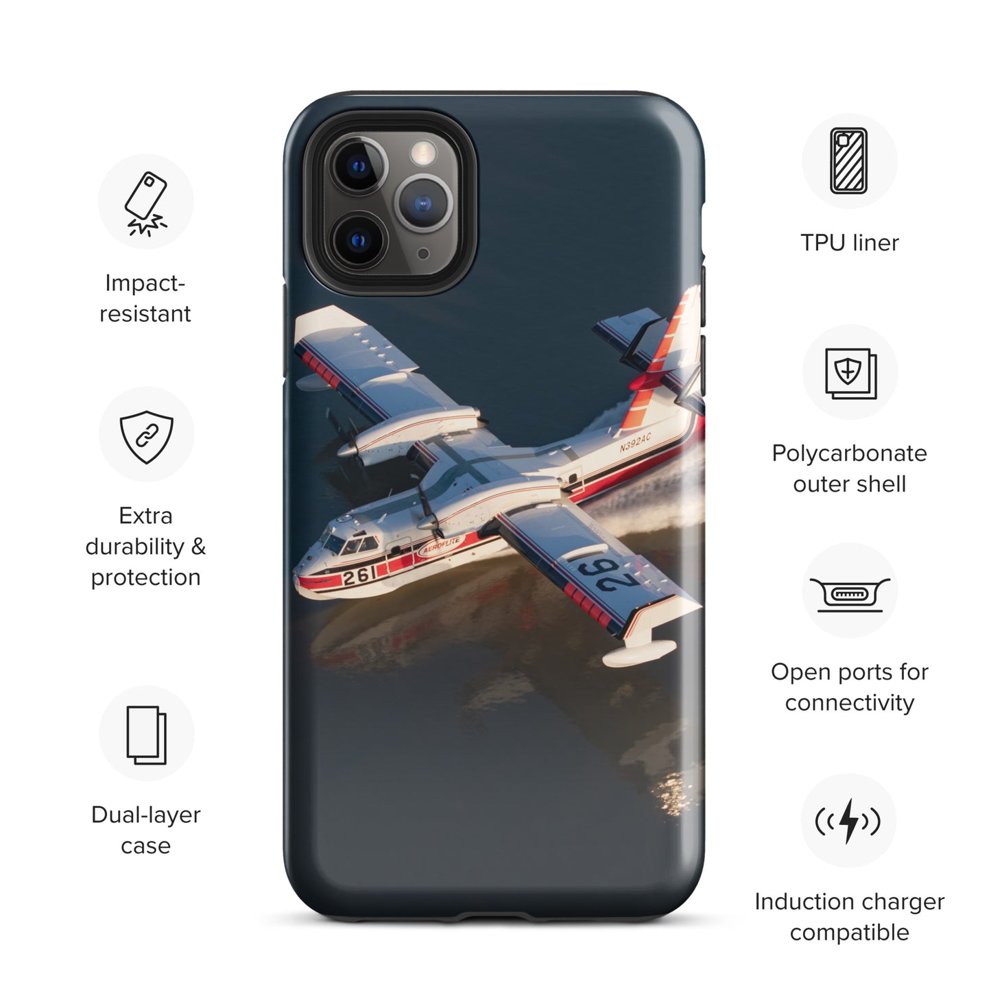 AerialFire CL-415 Tough Case for iPhone®
