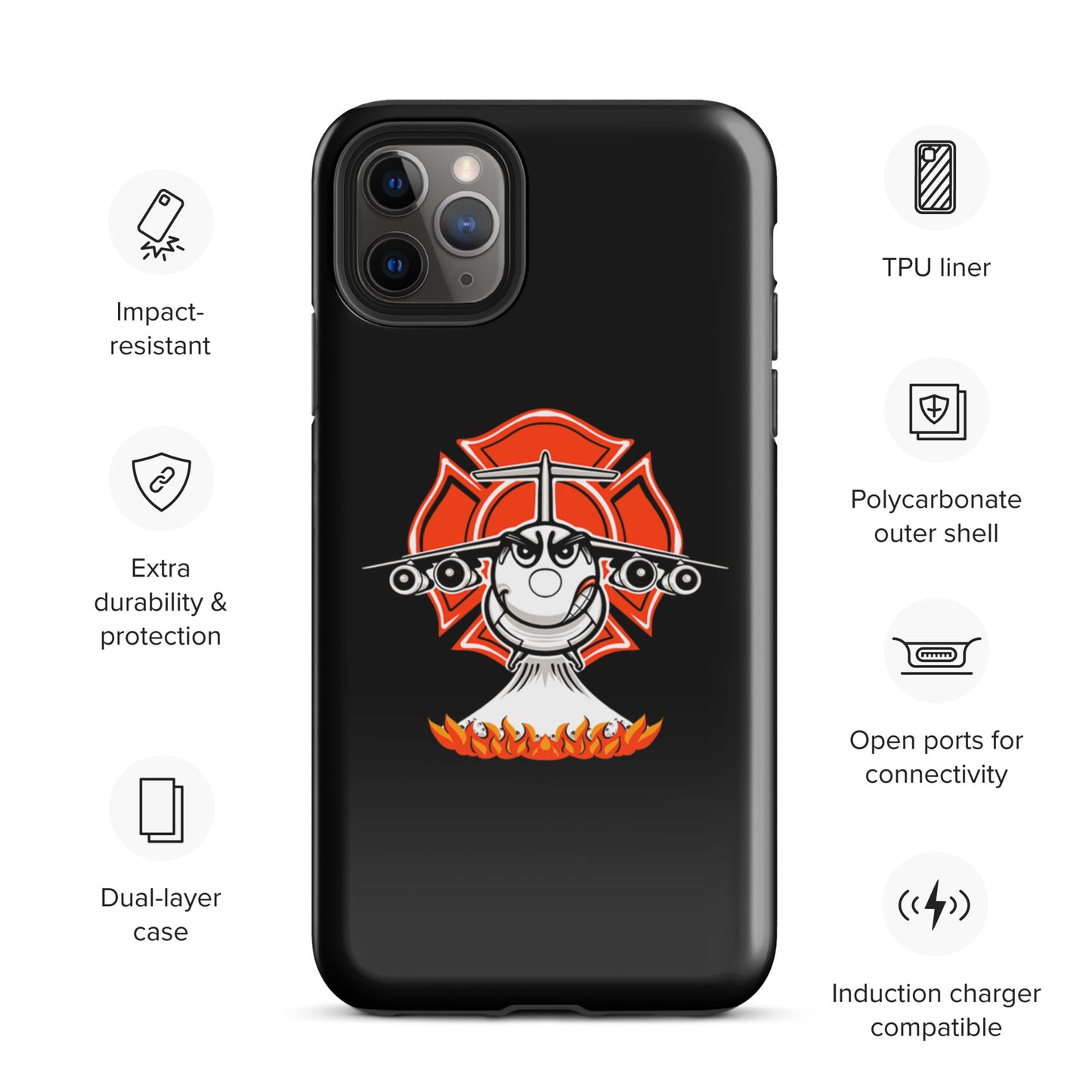 AerialFire BAE146/RJ85 Cartoon Tough Case for iPhone®
