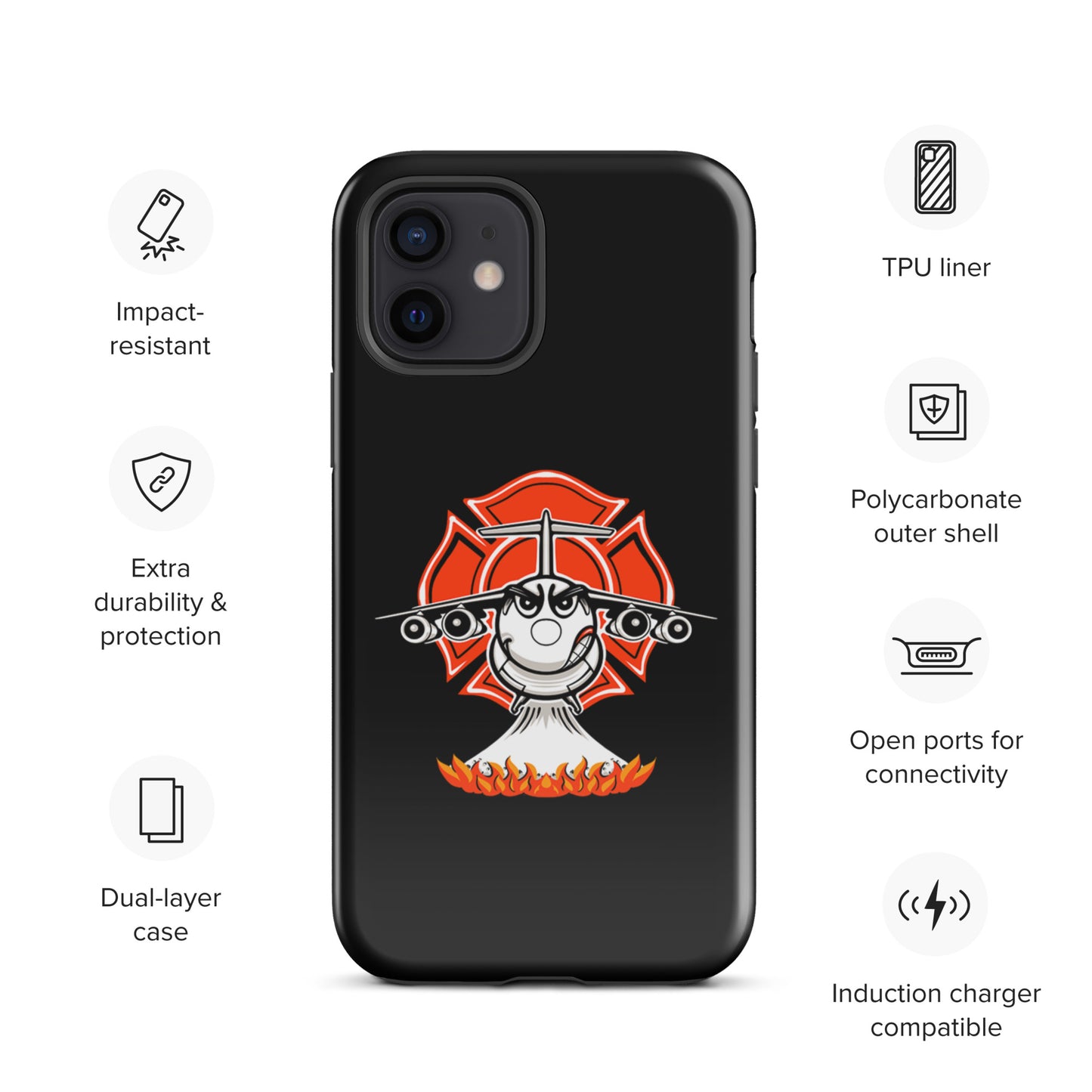 AerialFire BAE-146 Cartoon Tough Case for iPhone®