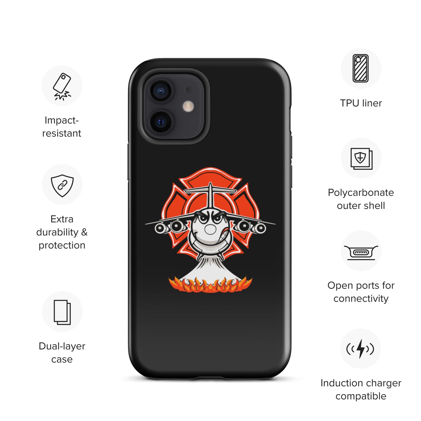 AerialFire BAE146/RJ85 Cartoon Tough Case for iPhone®