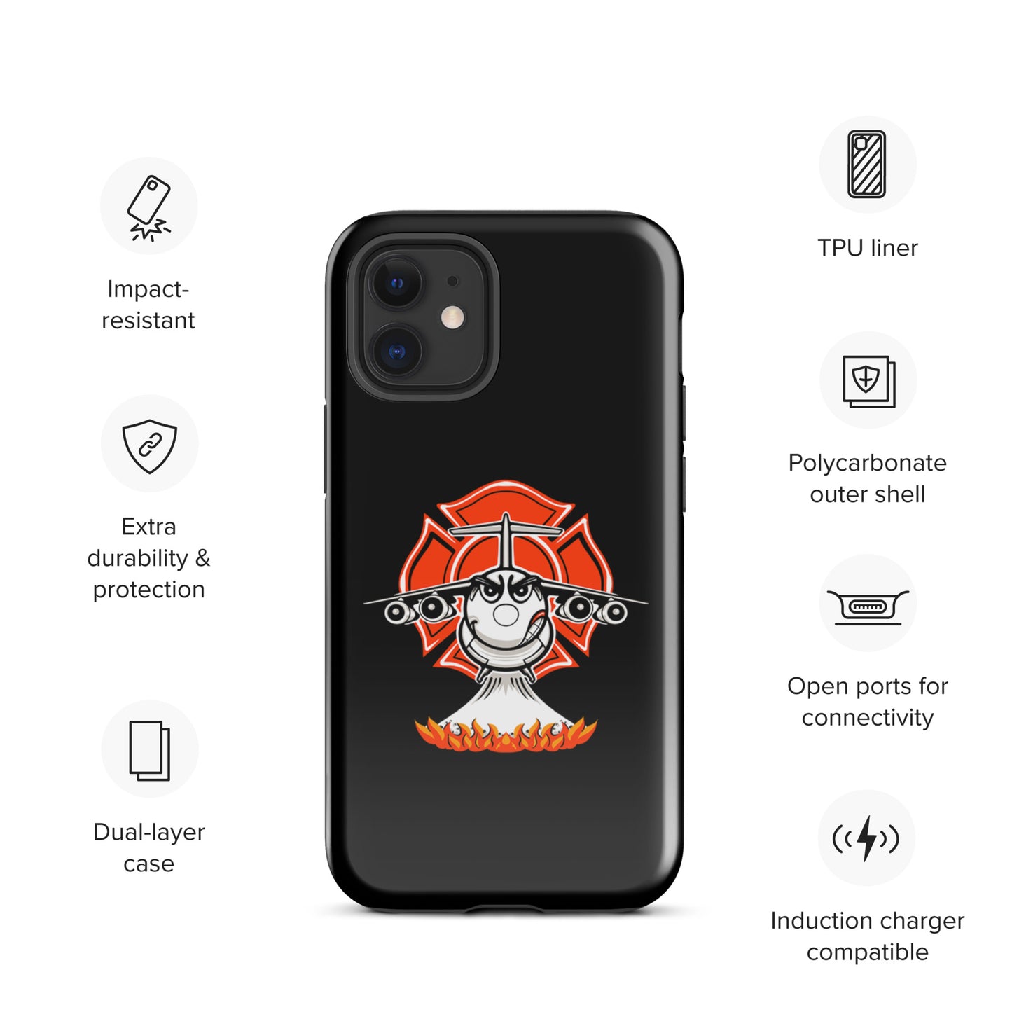 AerialFire BAE-146 Cartoon Tough Case for iPhone®