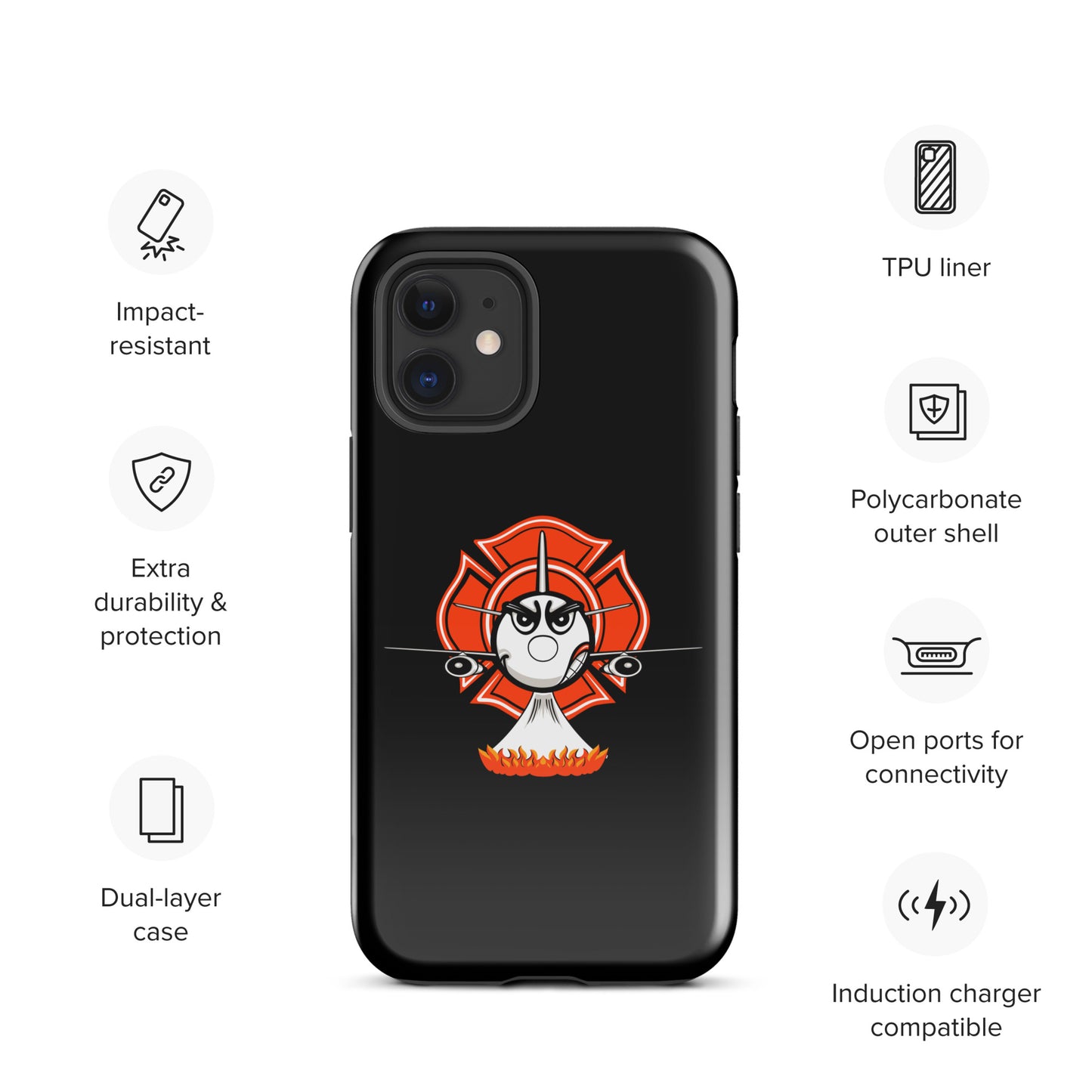 AerialFire 737 Cartoon Tough Case for iPhone®