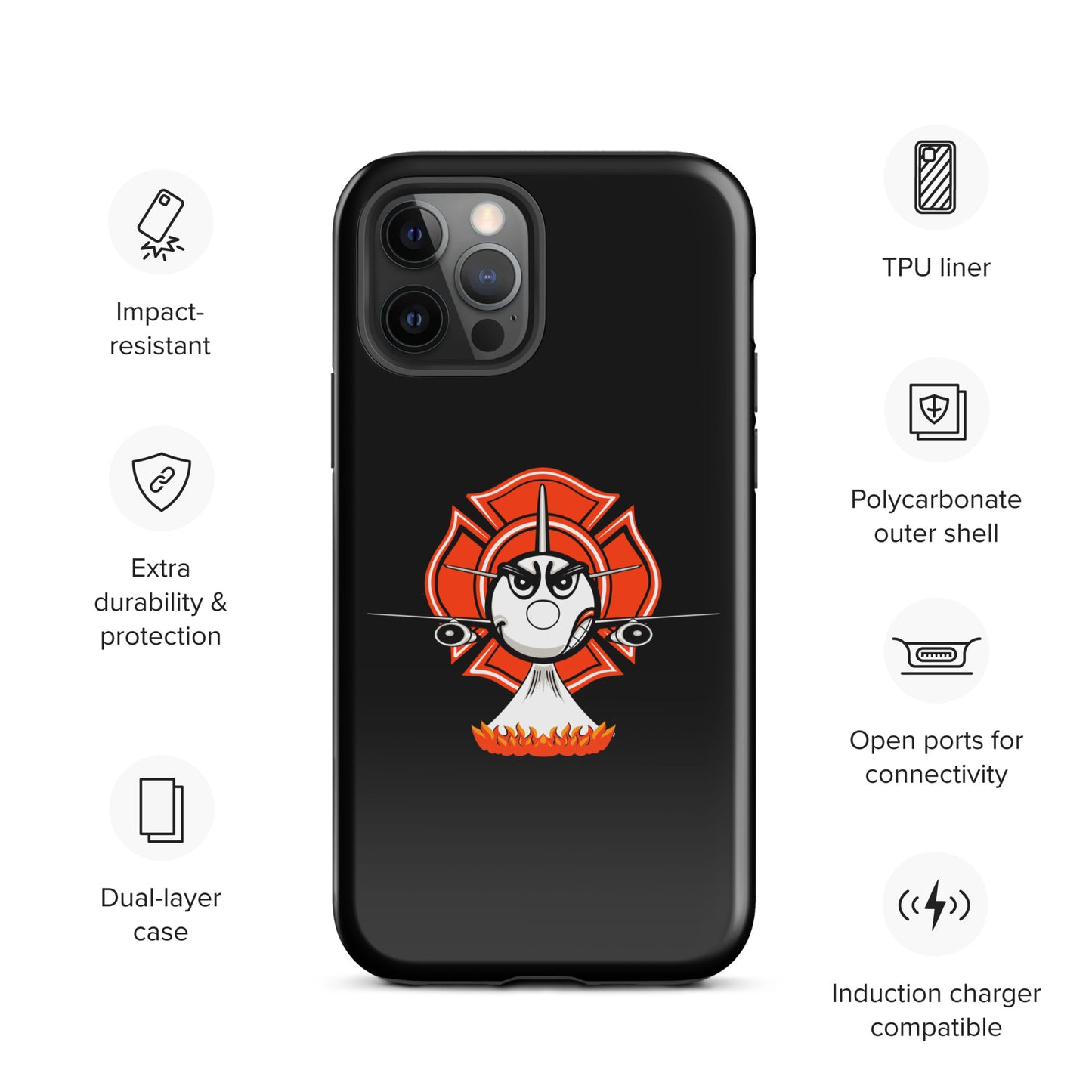 AerialFire 737 Cartoon Tough Case for iPhone®