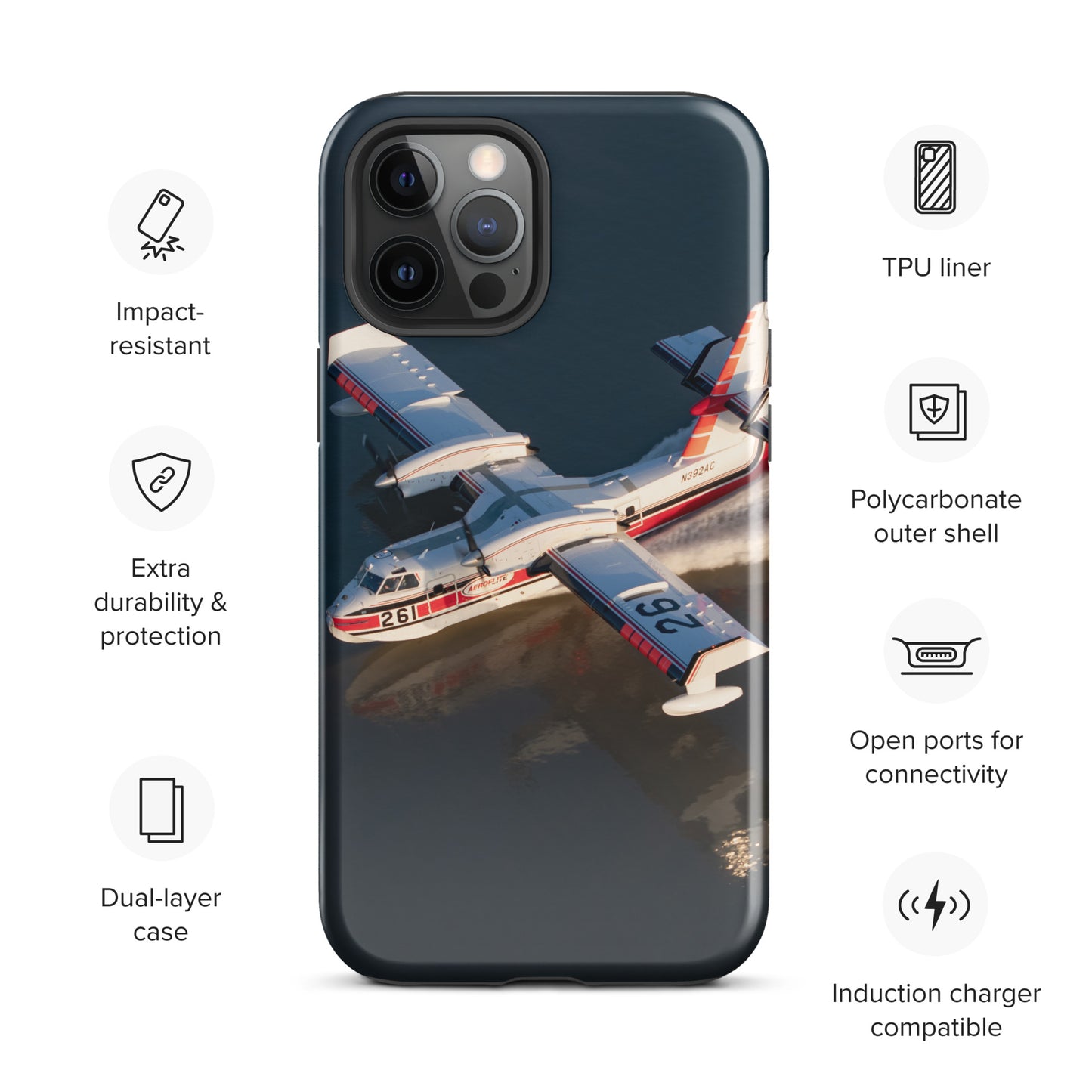 AerialFire CL-415 Tough Case for iPhone®