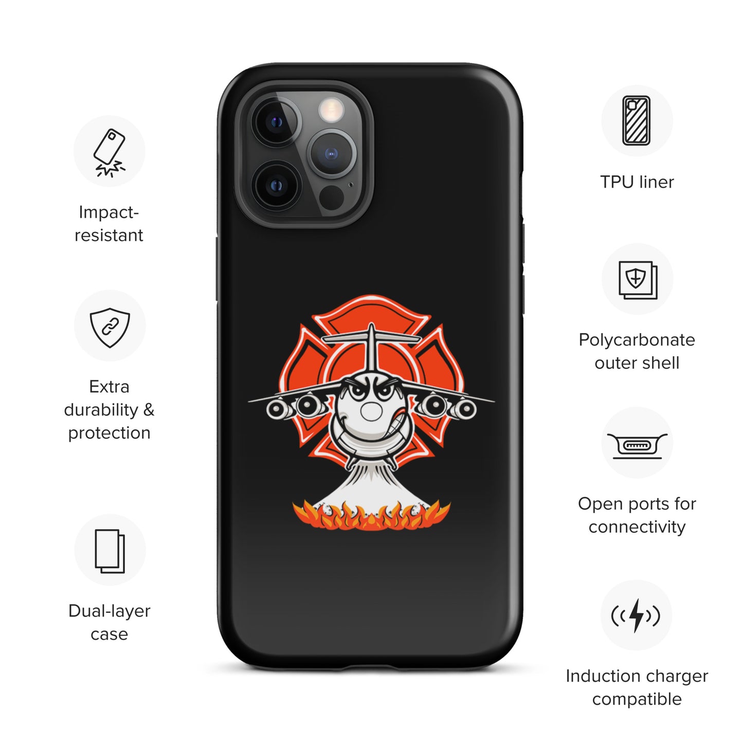 AerialFire BAE-146 Cartoon Tough Case for iPhone®