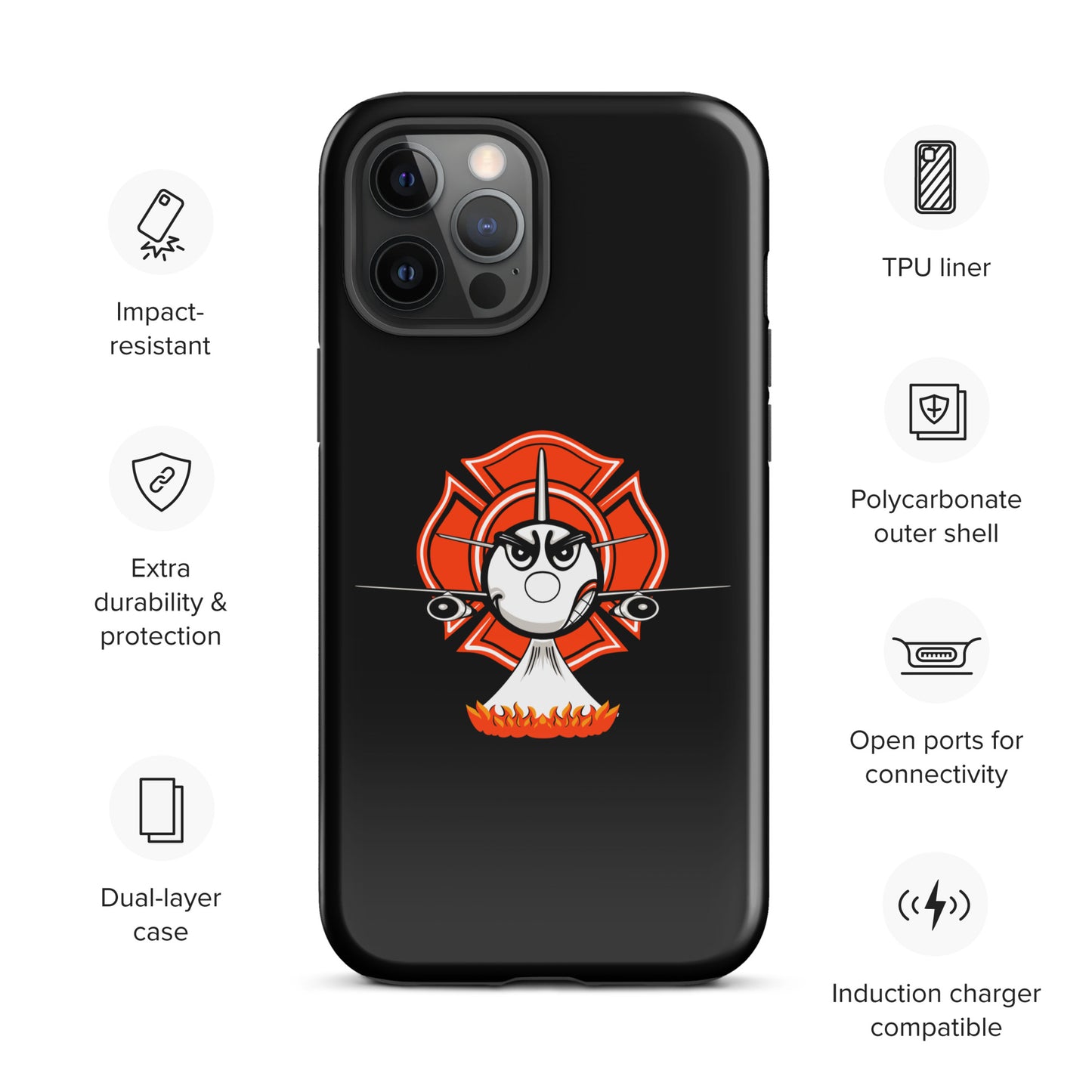 AerialFire 737 Cartoon Tough Case for iPhone®