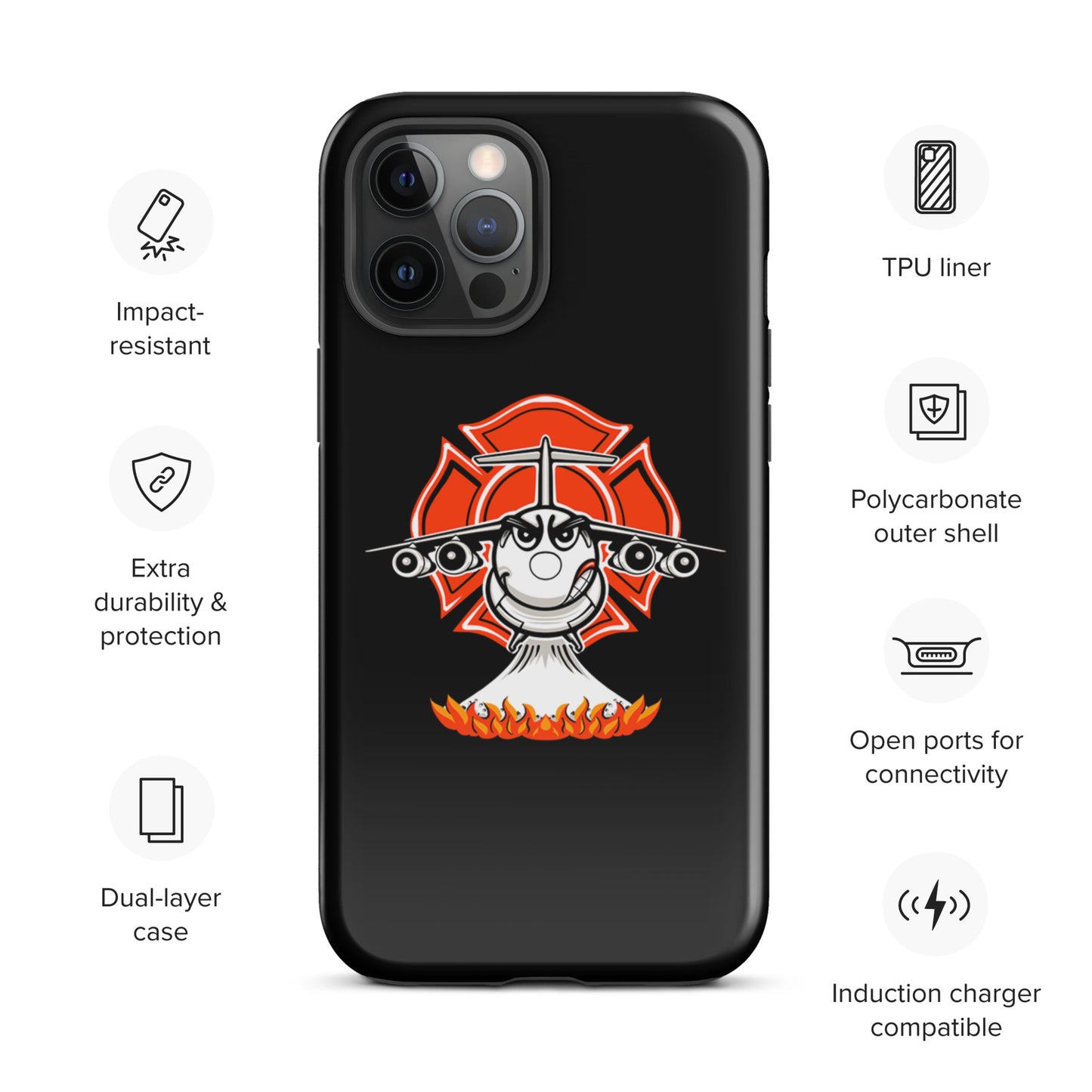 AerialFire BAE146/RJ85 Cartoon Tough Case for iPhone®