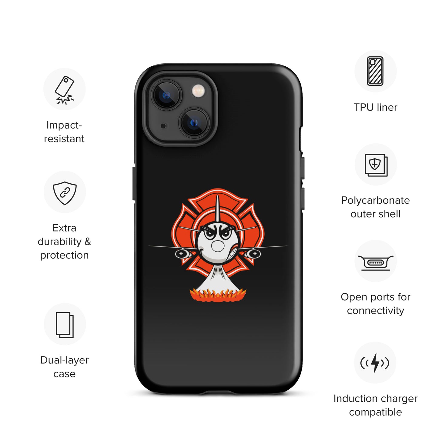 AerialFire 737 Cartoon Tough Case for iPhone®