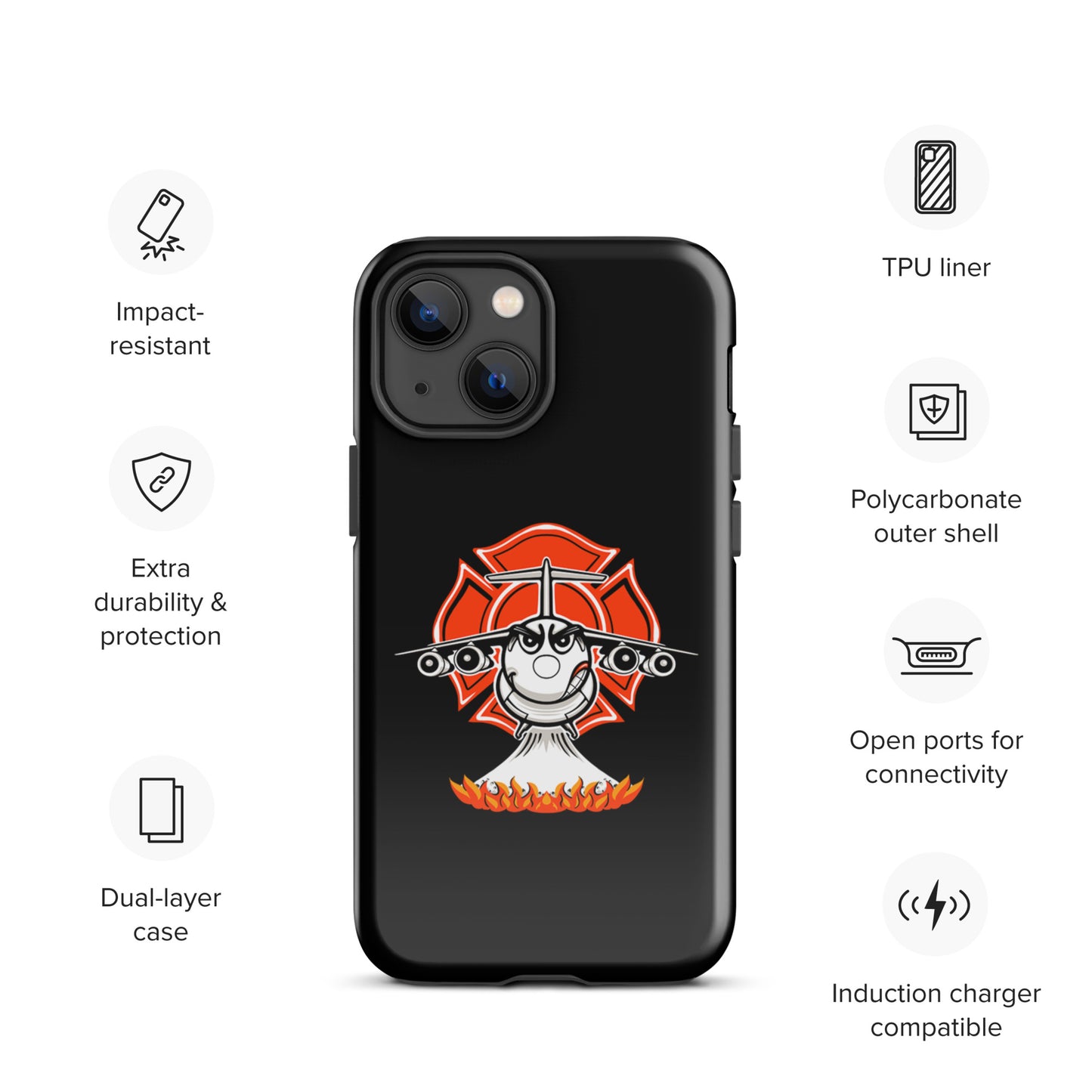 AerialFire BAE-146 Cartoon Tough Case for iPhone®