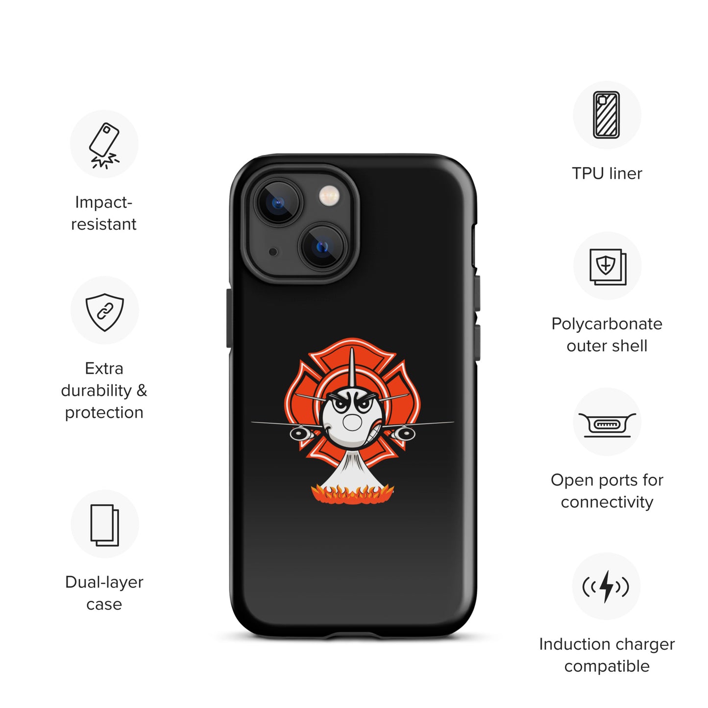 AerialFire 737 Cartoon Tough Case for iPhone®