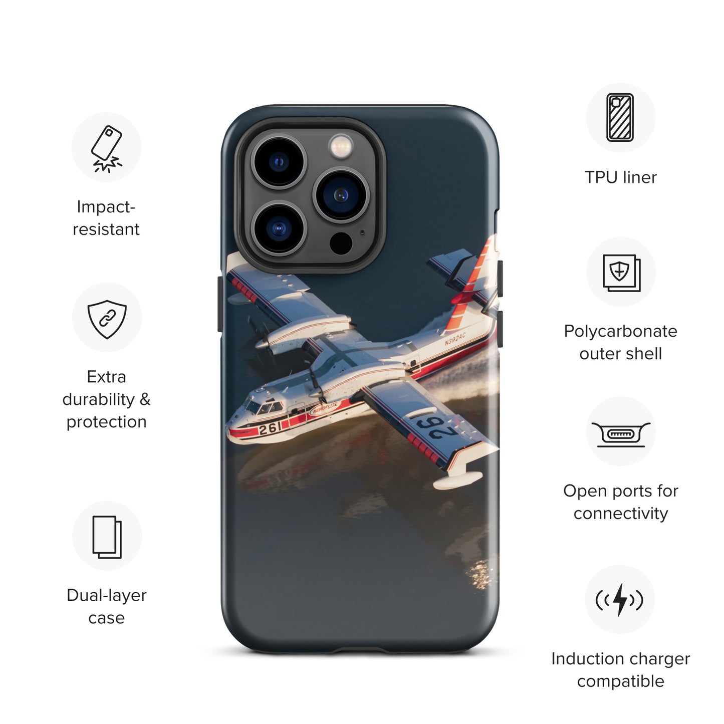 AerialFire CL-415 Tough Case for iPhone®
