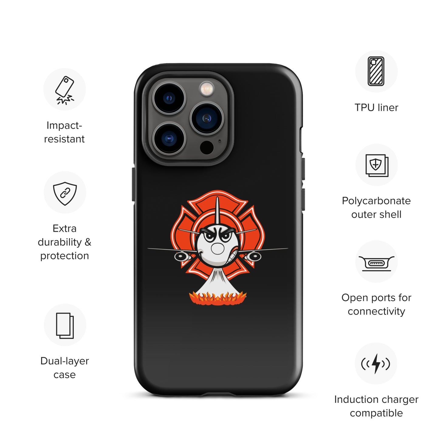 AerialFire 737 Cartoon Tough Case for iPhone®