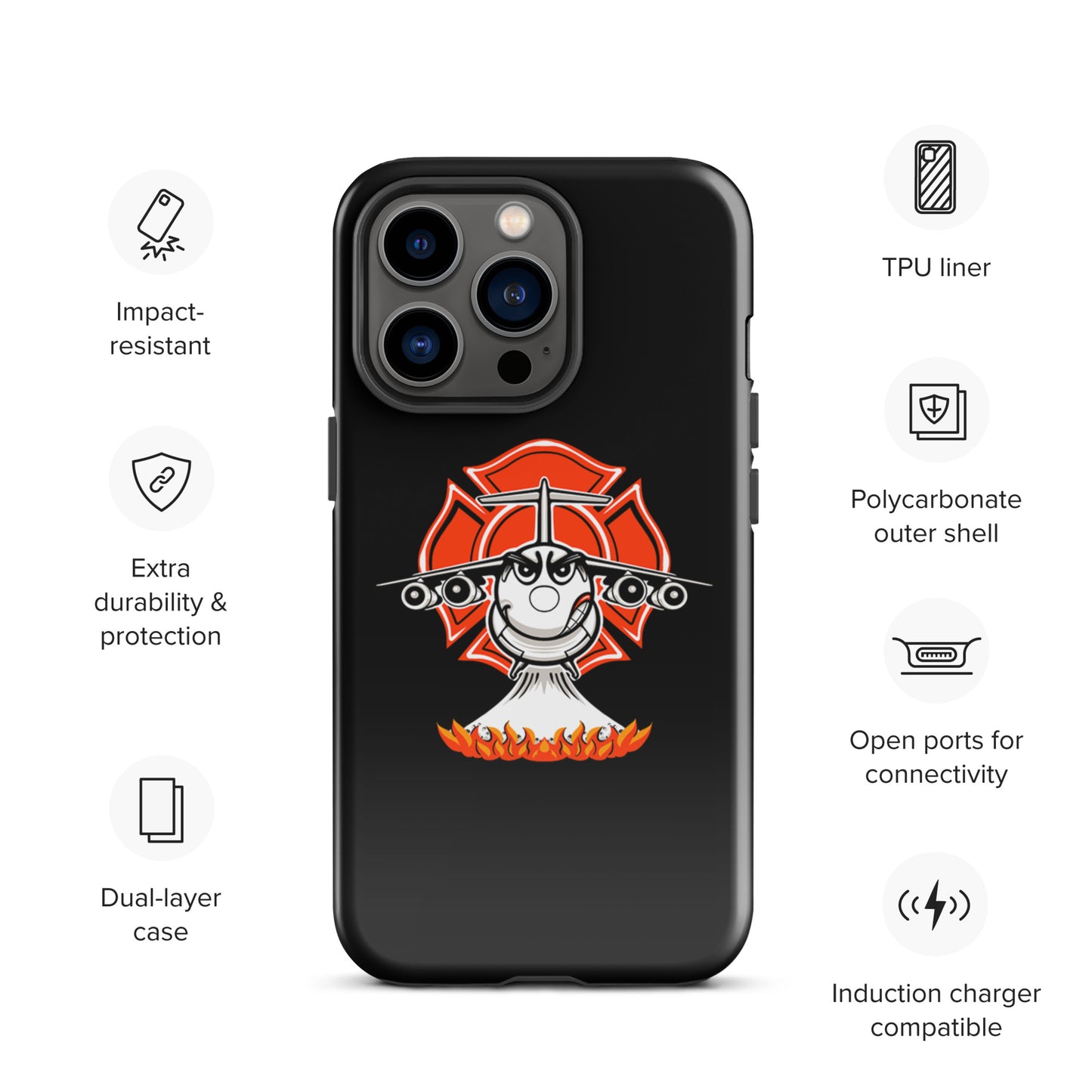 AerialFire BAE146/RJ85 Cartoon Tough Case for iPhone®