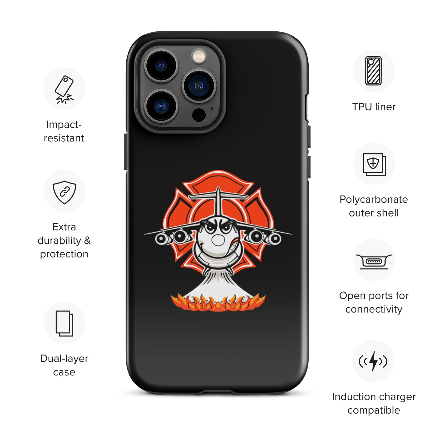 AerialFire BAE-146 Cartoon Tough Case for iPhone®