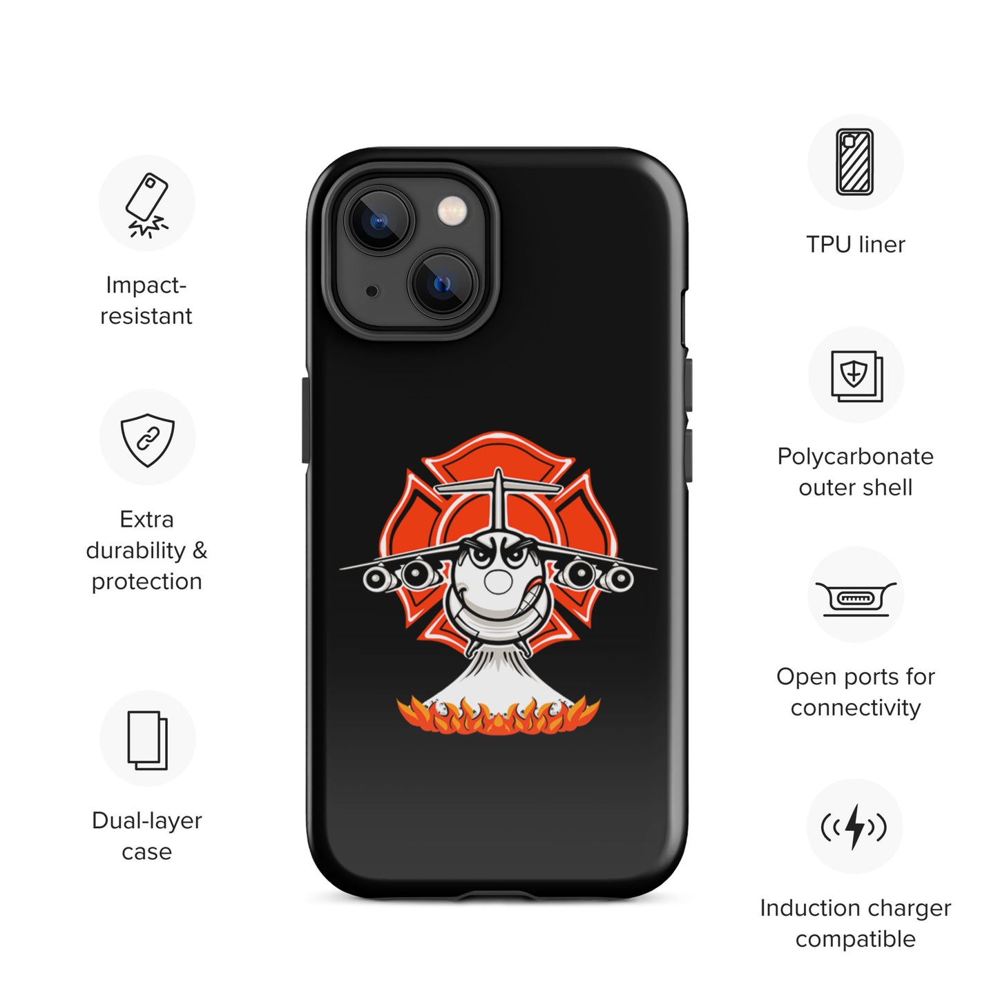 AerialFire BAE-146 Cartoon Tough Case for iPhone®