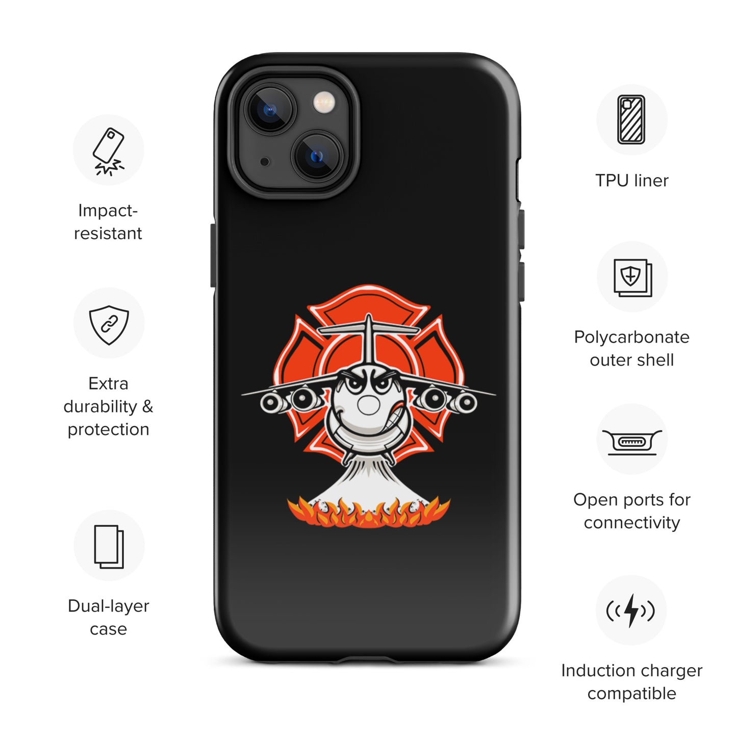 AerialFire BAE-146 Cartoon Tough Case for iPhone®
