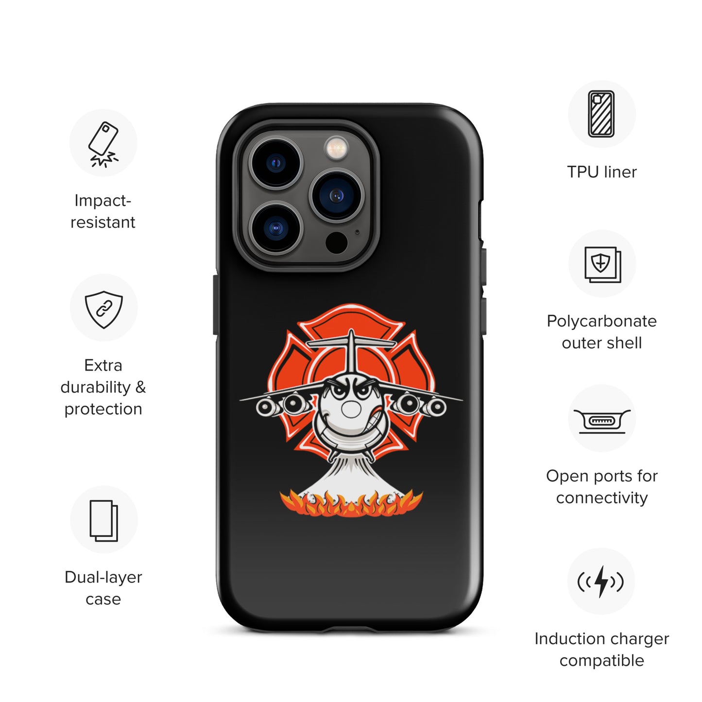 AerialFire BAE-146 Cartoon Tough Case for iPhone®