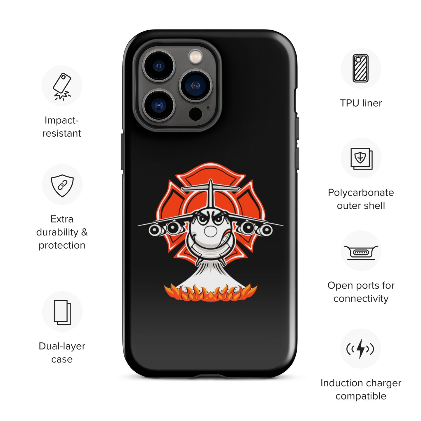 AerialFire BAE-146 Cartoon Tough Case for iPhone®