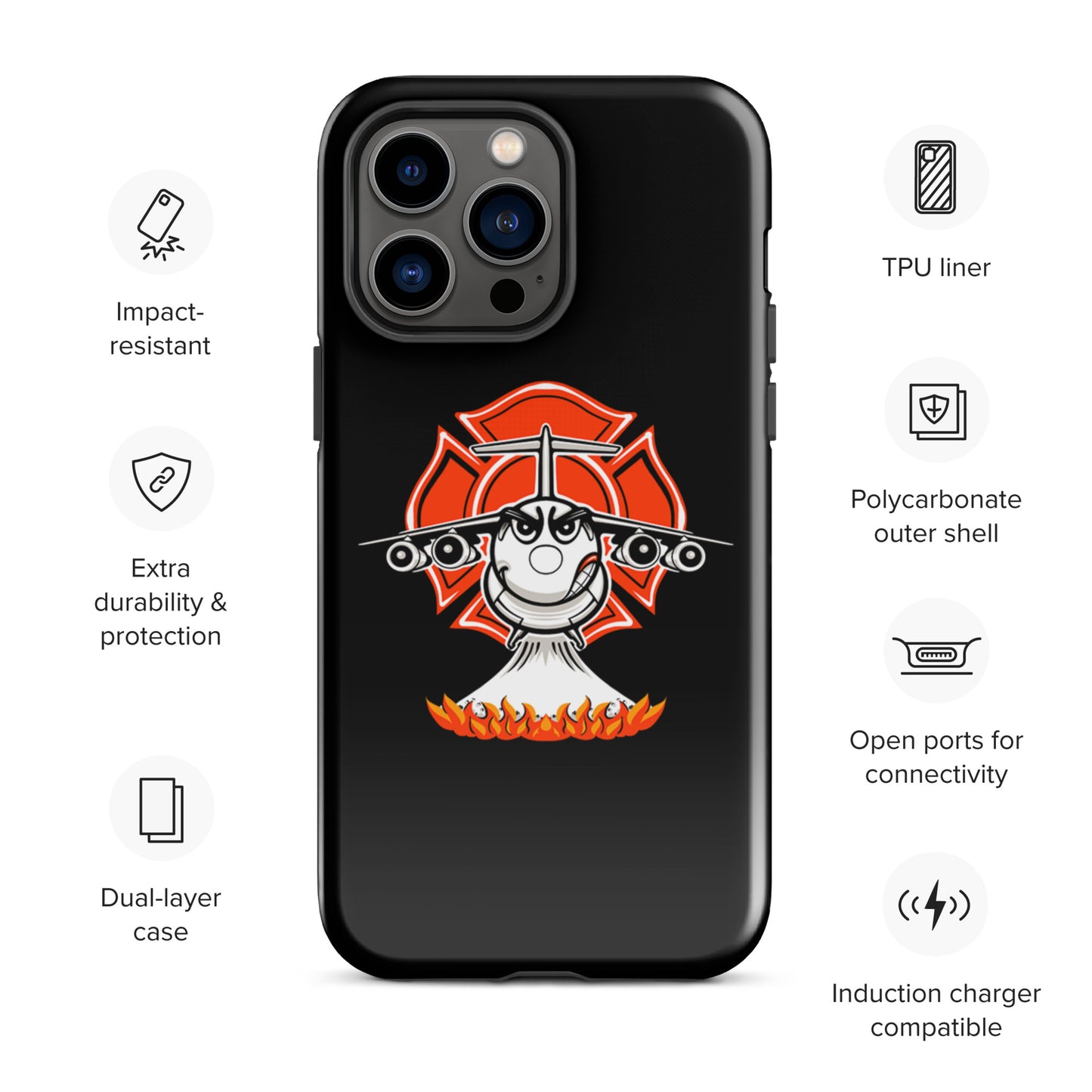 AerialFire BAE146/RJ85 Cartoon Tough Case for iPhone®