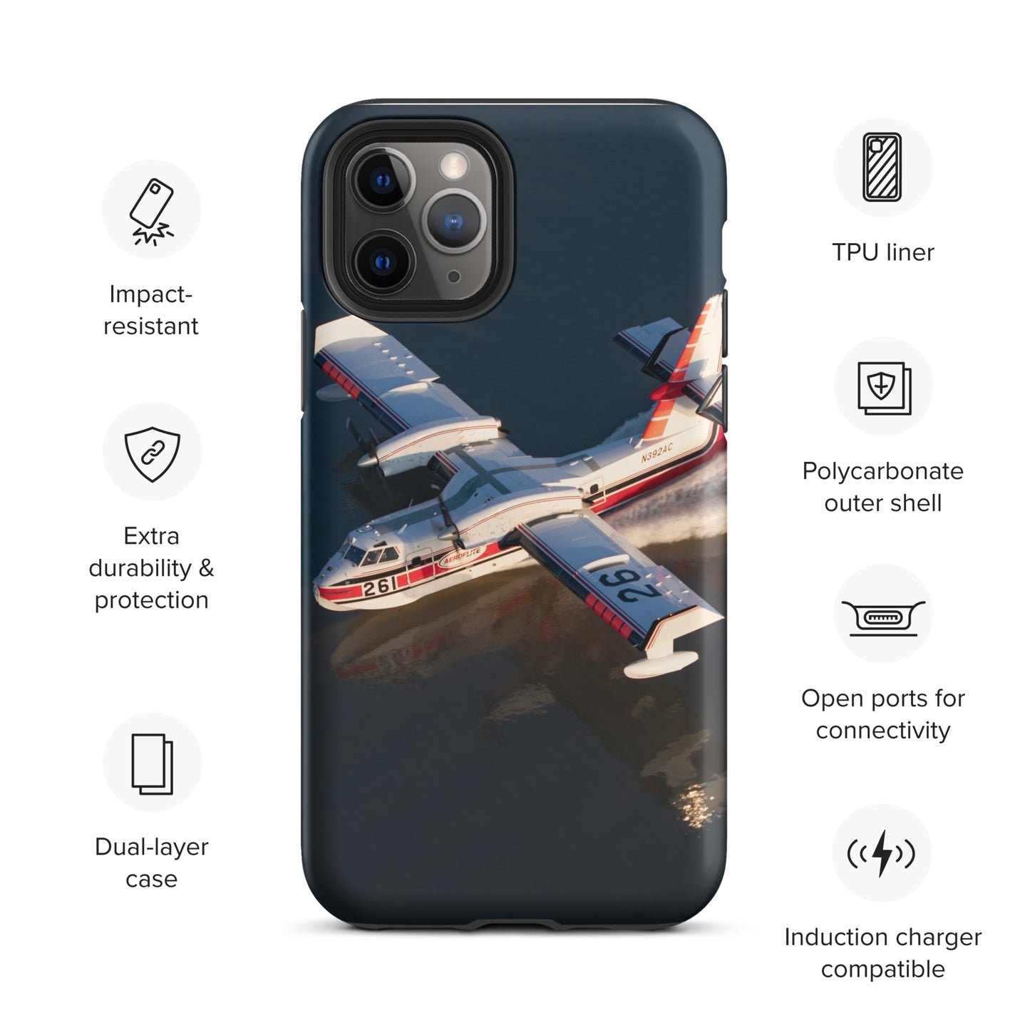 AerialFire CL-415 Tough Case for iPhone®