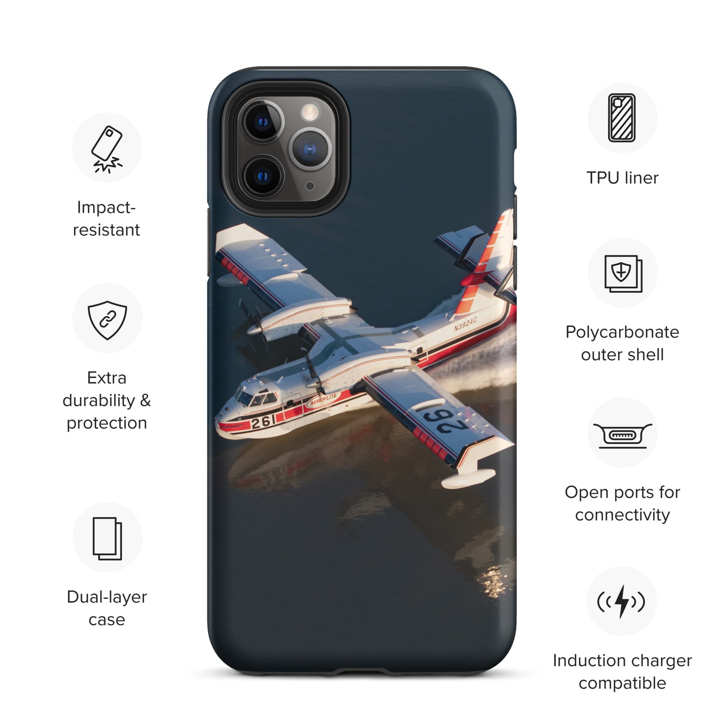 AerialFire CL-415 Tough Case for iPhone®