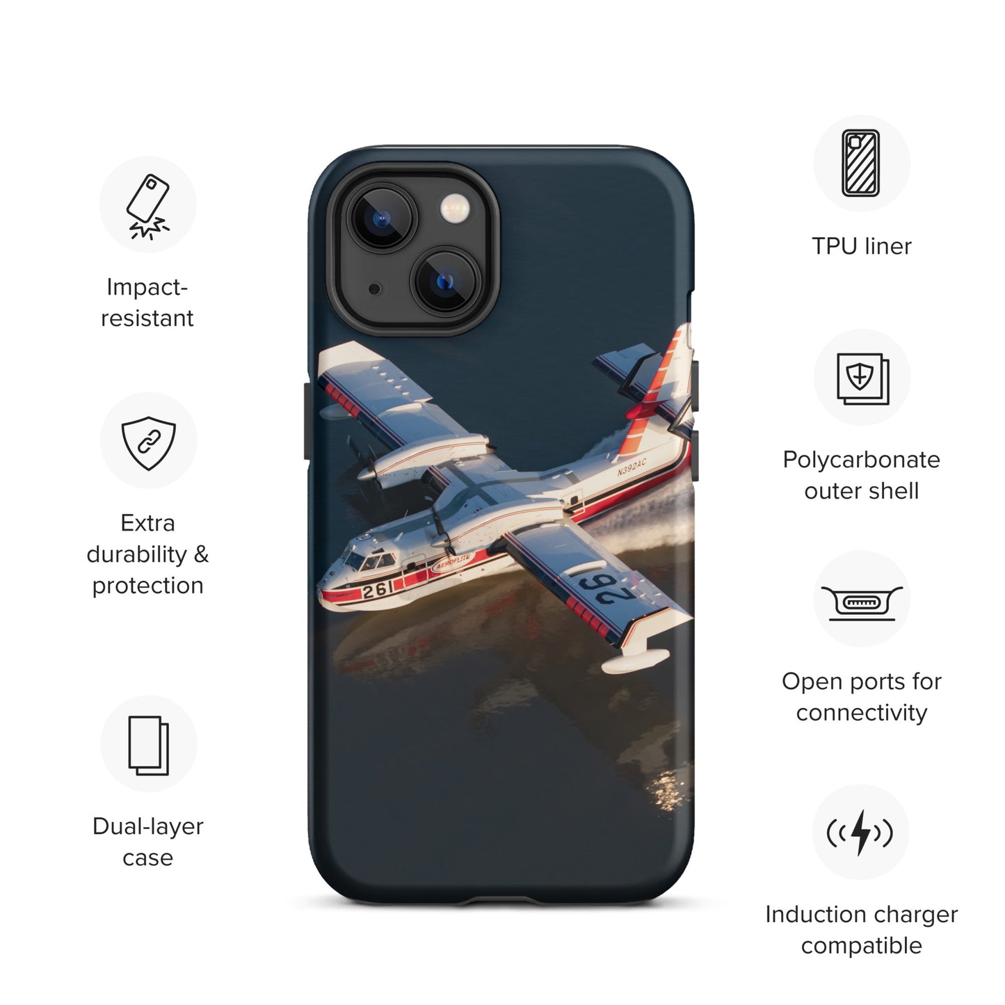 AerialFire CL-415 Tough Case for iPhone®