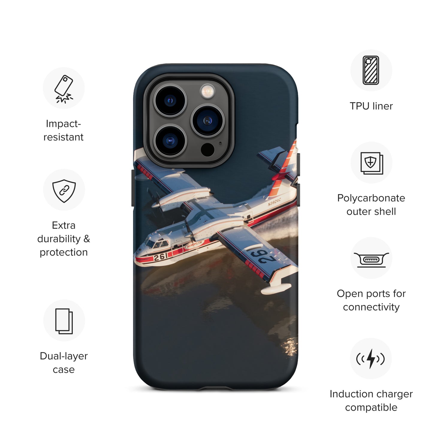 AerialFire CL-415 Tough Case for iPhone®