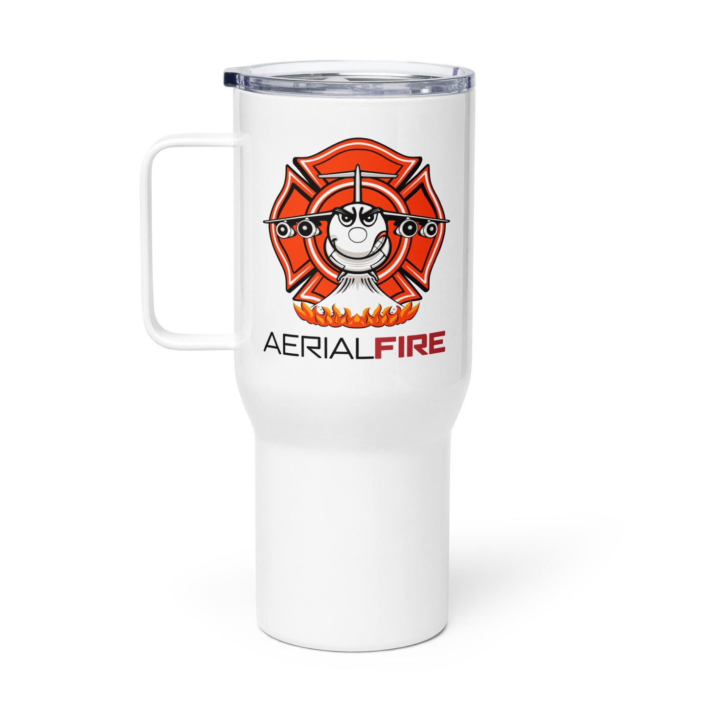 AerialFire BAE146/RJ85 Cartoon Travel mug with a handle
