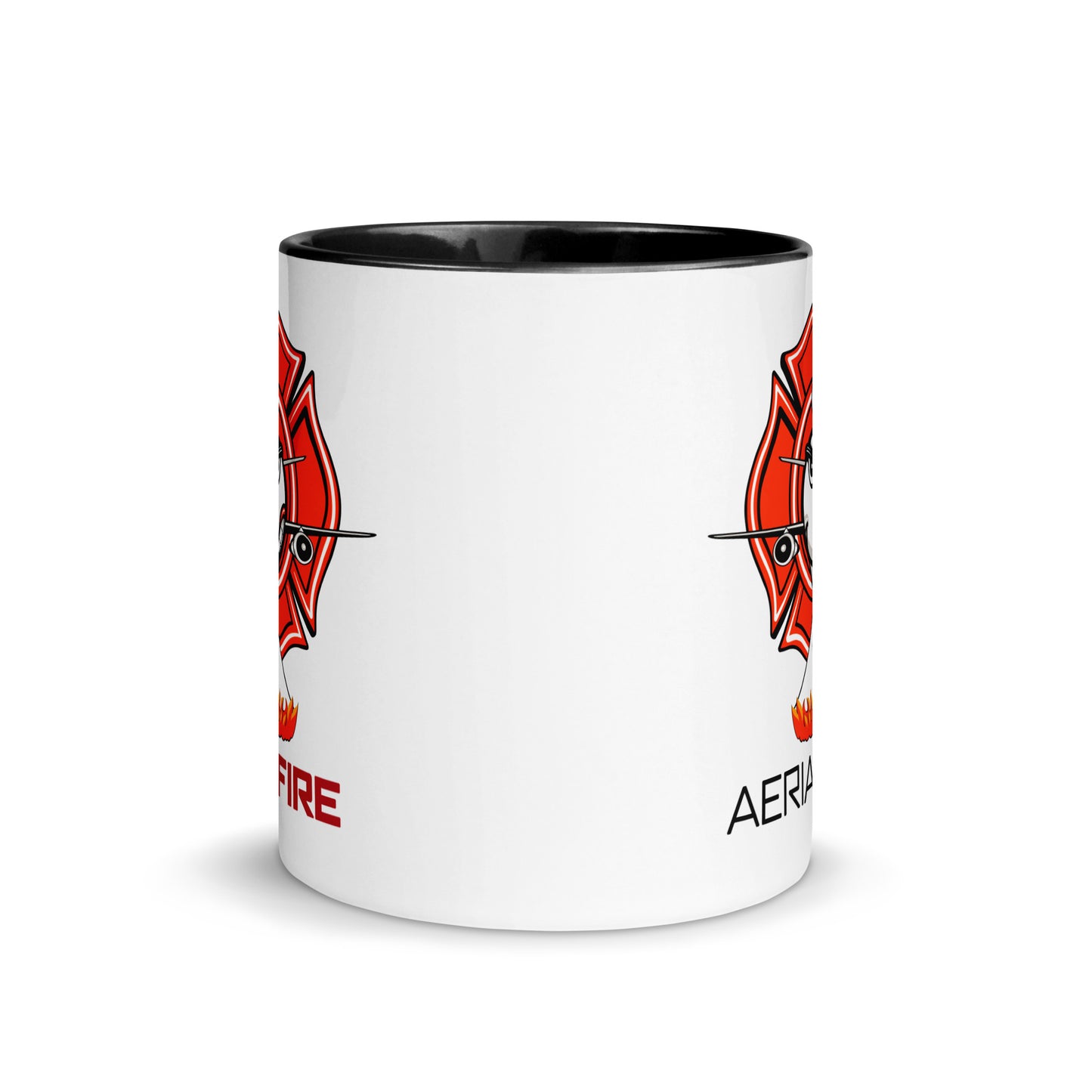 AerialFire DC-10 Cartoon Mug with Color Inside