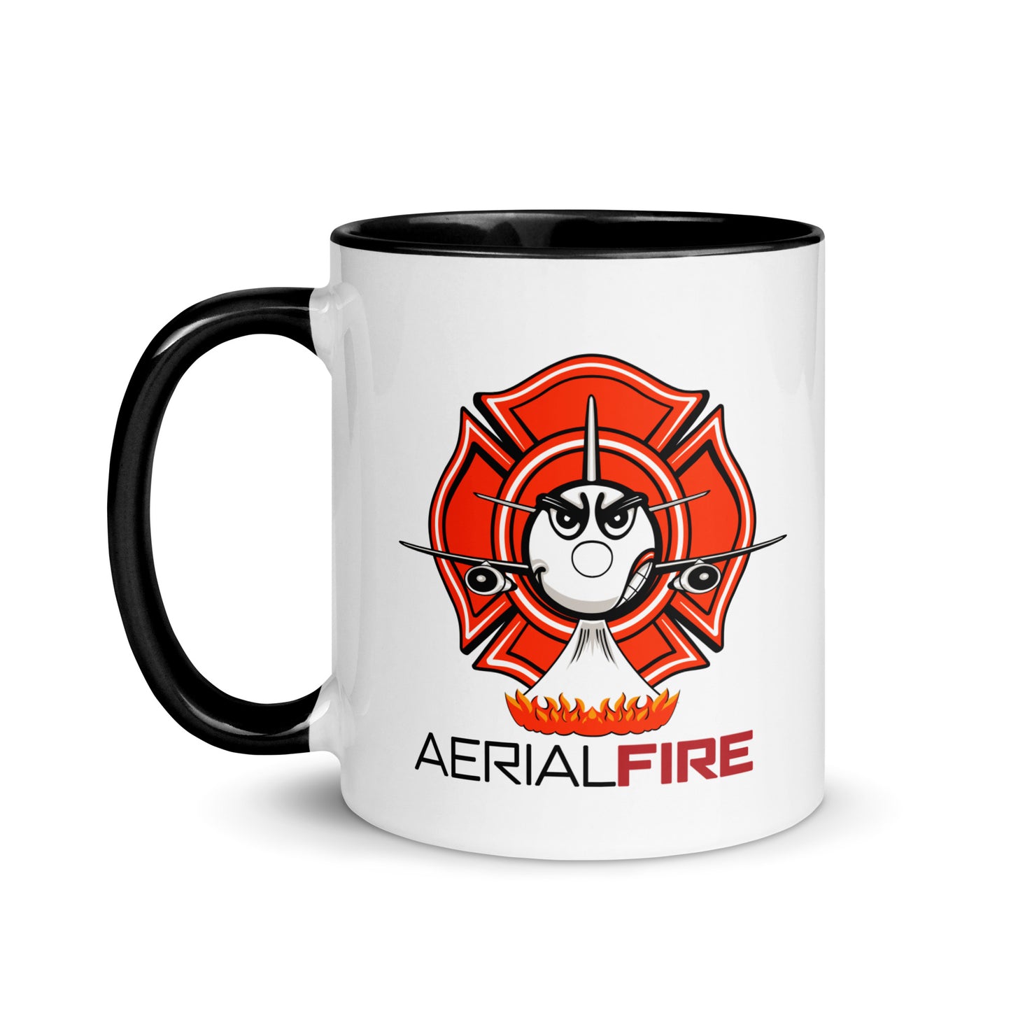 AerialFire 737 Cartoon Mug with Color Inside