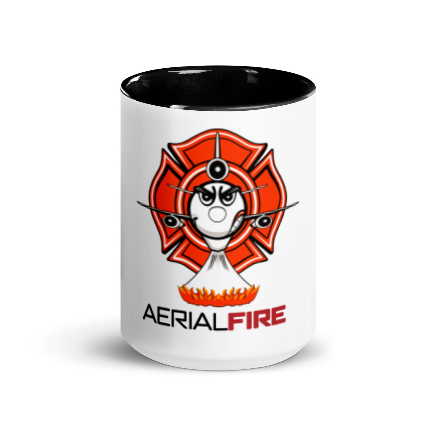 AerialFire DC-10 Cartoon Mug with Color Inside