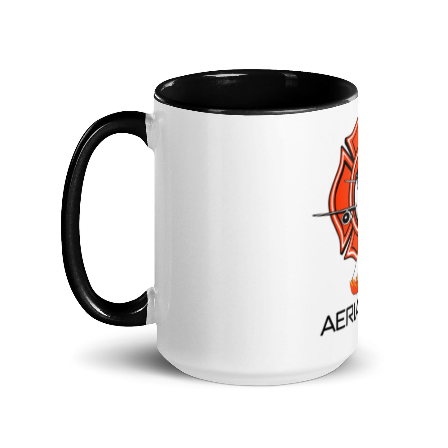 AerialFire DC-10 Cartoon Mug with Color Inside