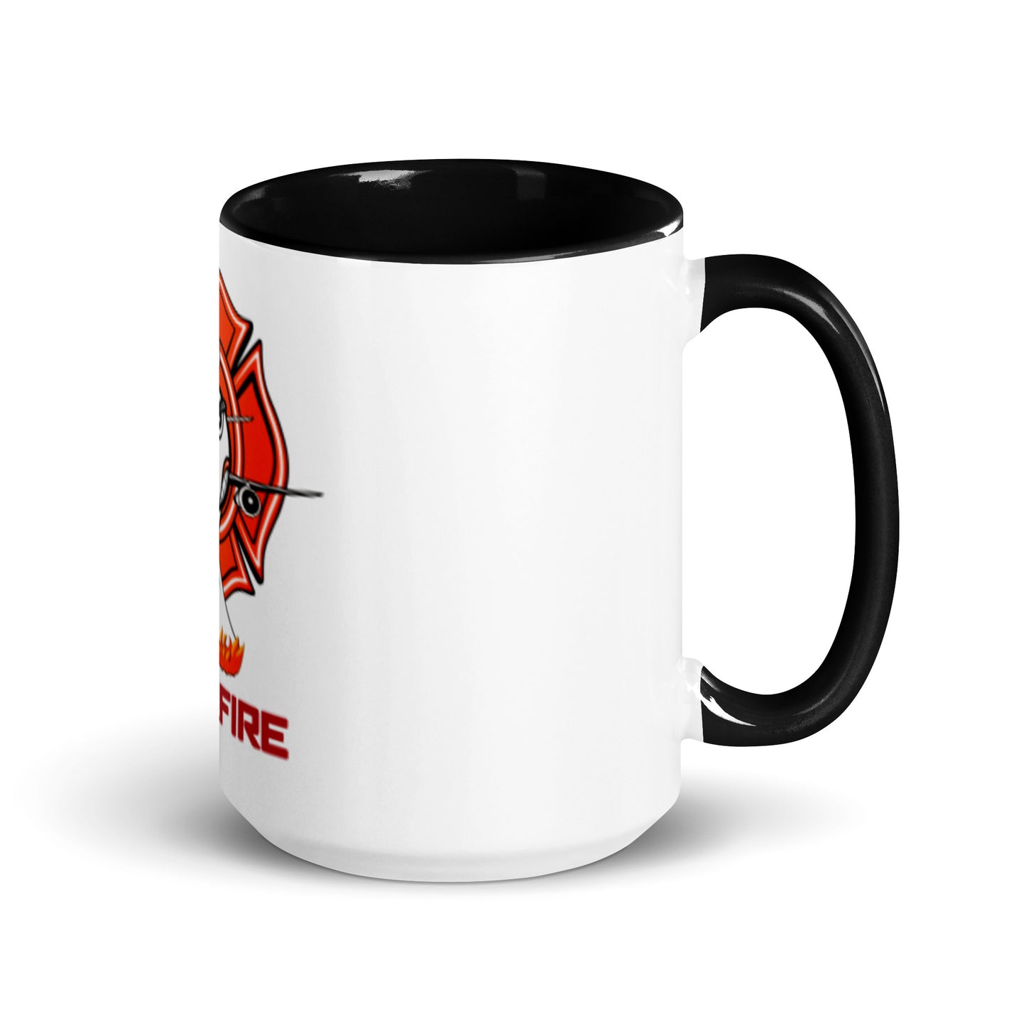 AerialFire DC-10 Cartoon Mug with Color Inside