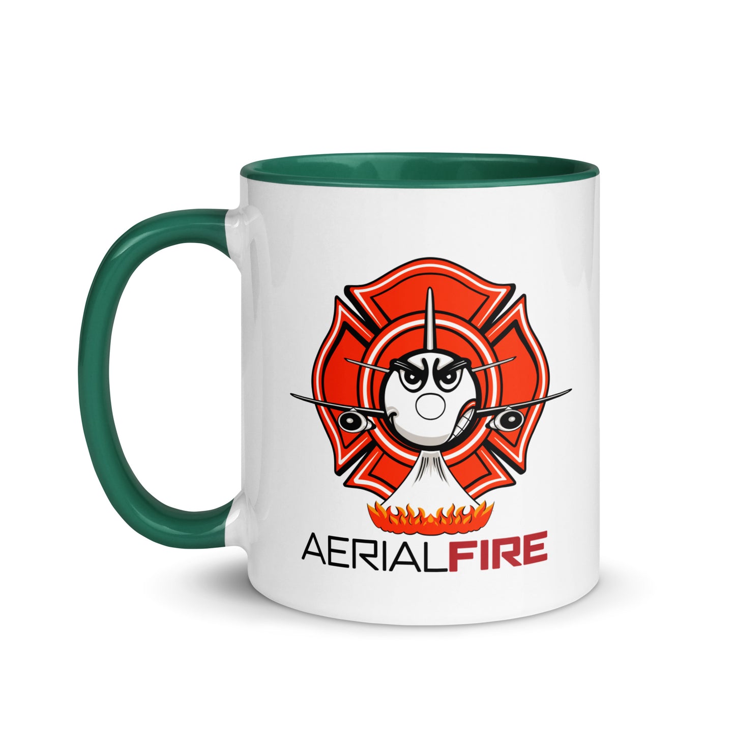 AerialFire 737 Cartoon Mug with Color Inside