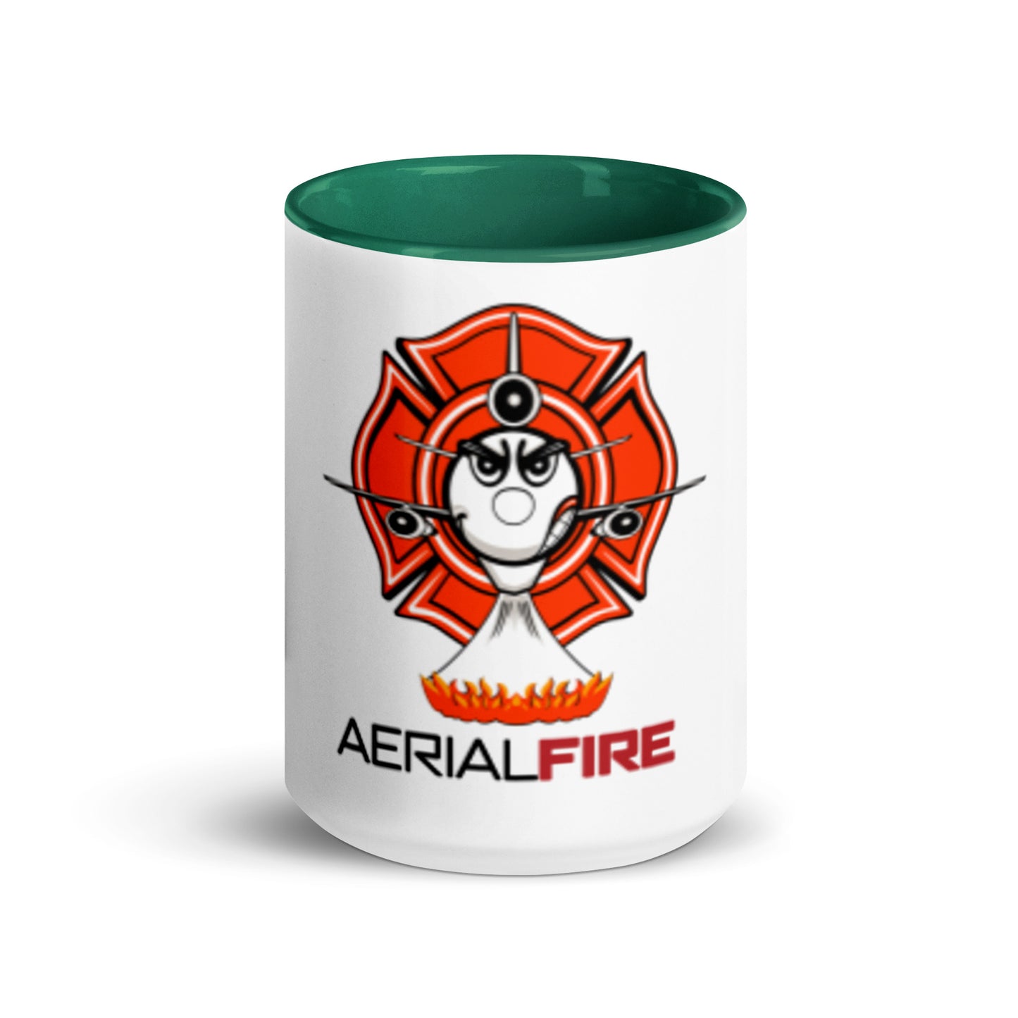 AerialFire DC-10 Cartoon Mug with Color Inside