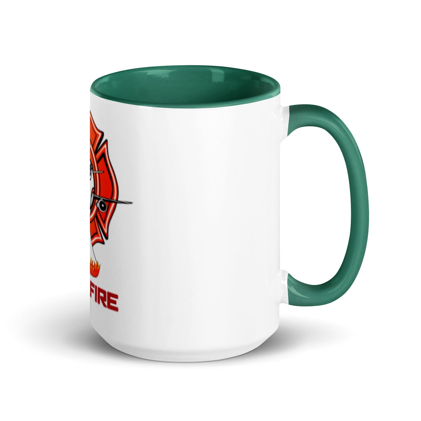 AerialFire DC-10 Cartoon Mug with Color Inside
