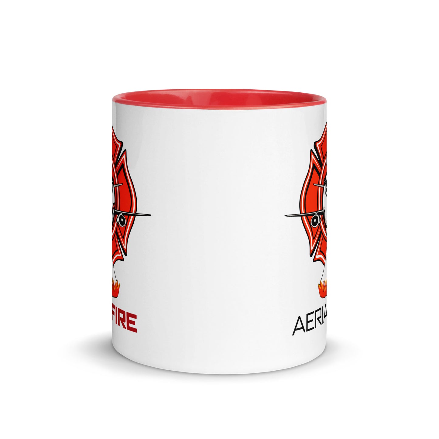 AerialFire DC-10 Cartoon Mug with Color Inside
