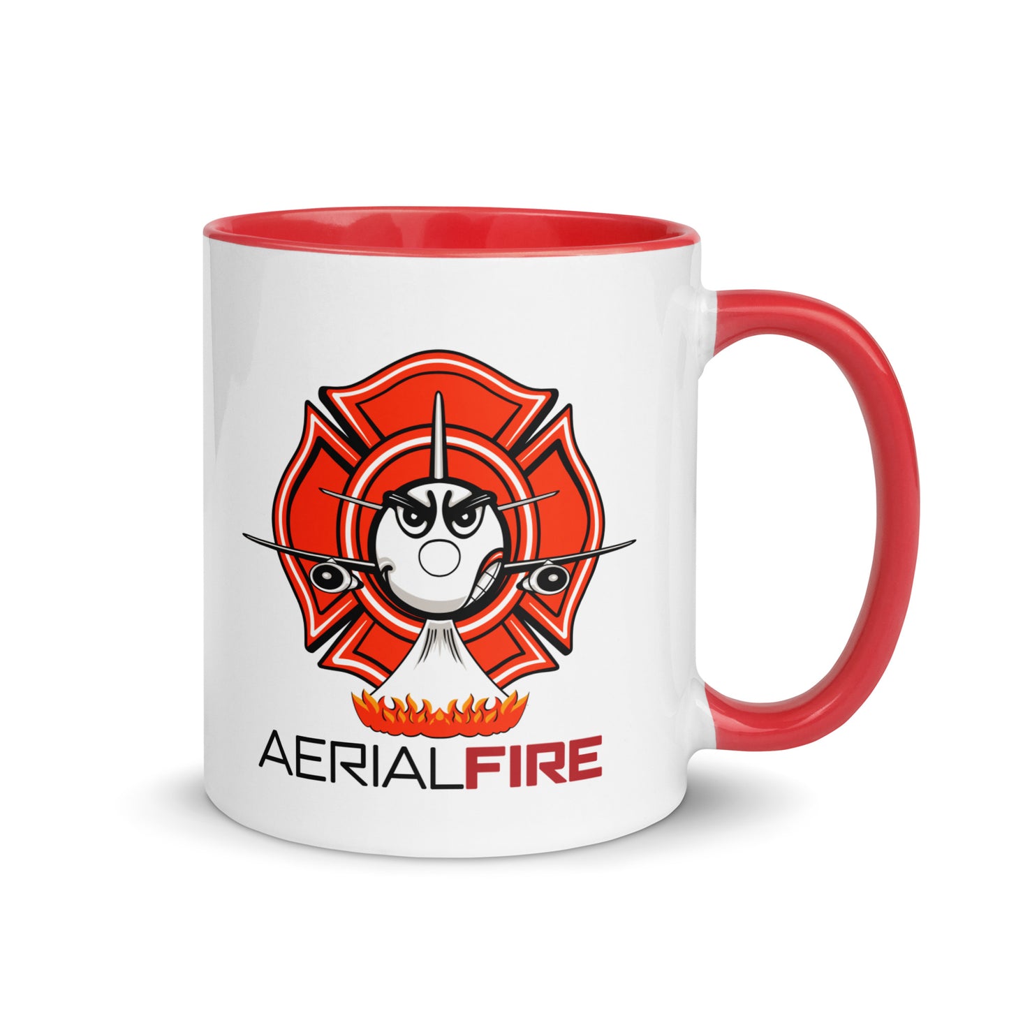 AerialFire 737 Cartoon Mug with Color Inside