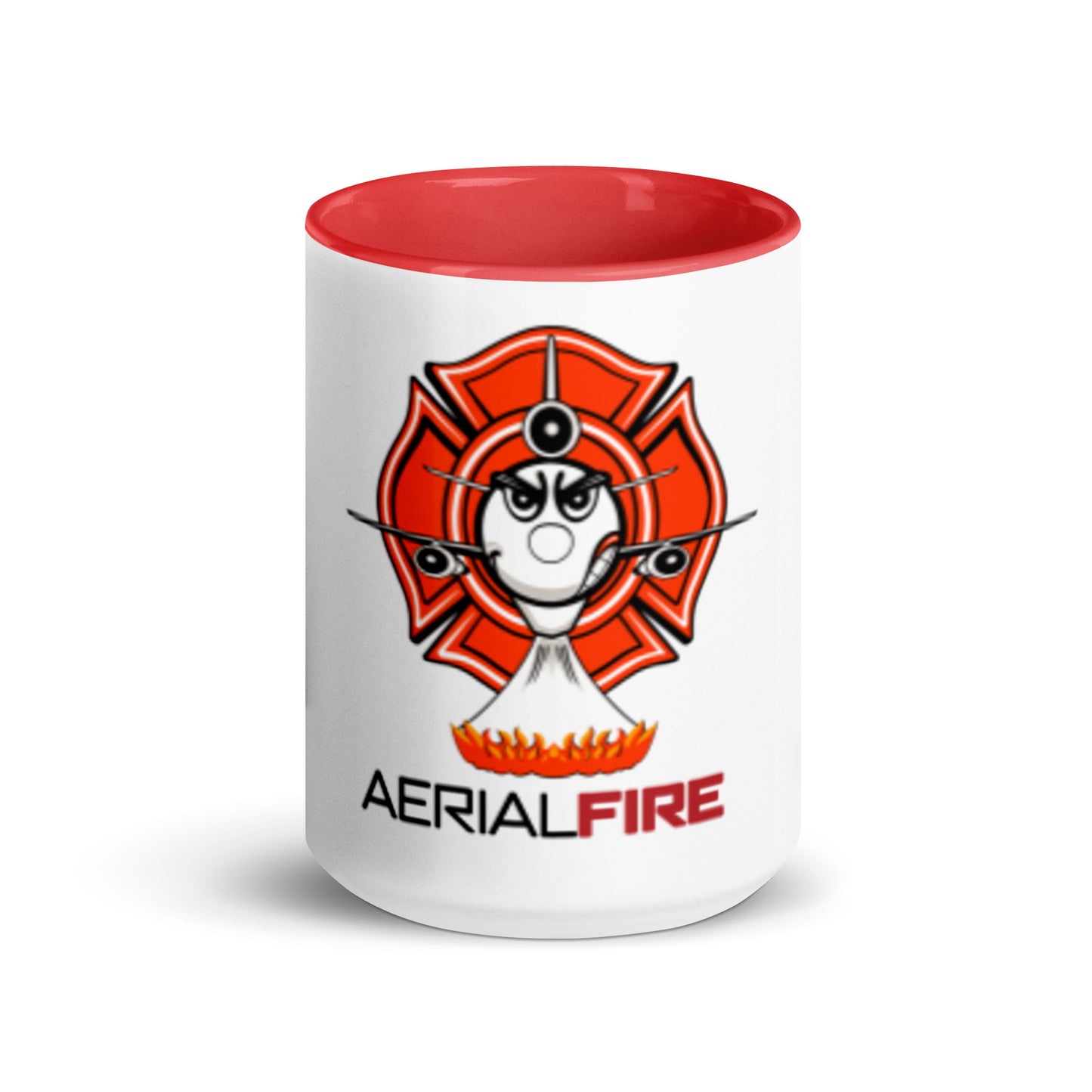 AerialFire DC-10 Cartoon Mug with Color Inside