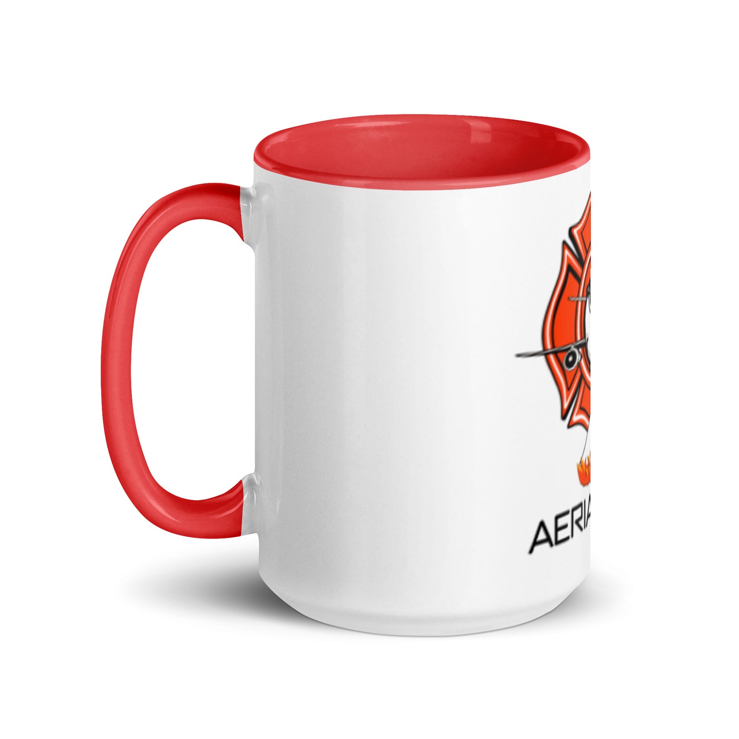 AerialFire DC-10 Cartoon Mug with Color Inside