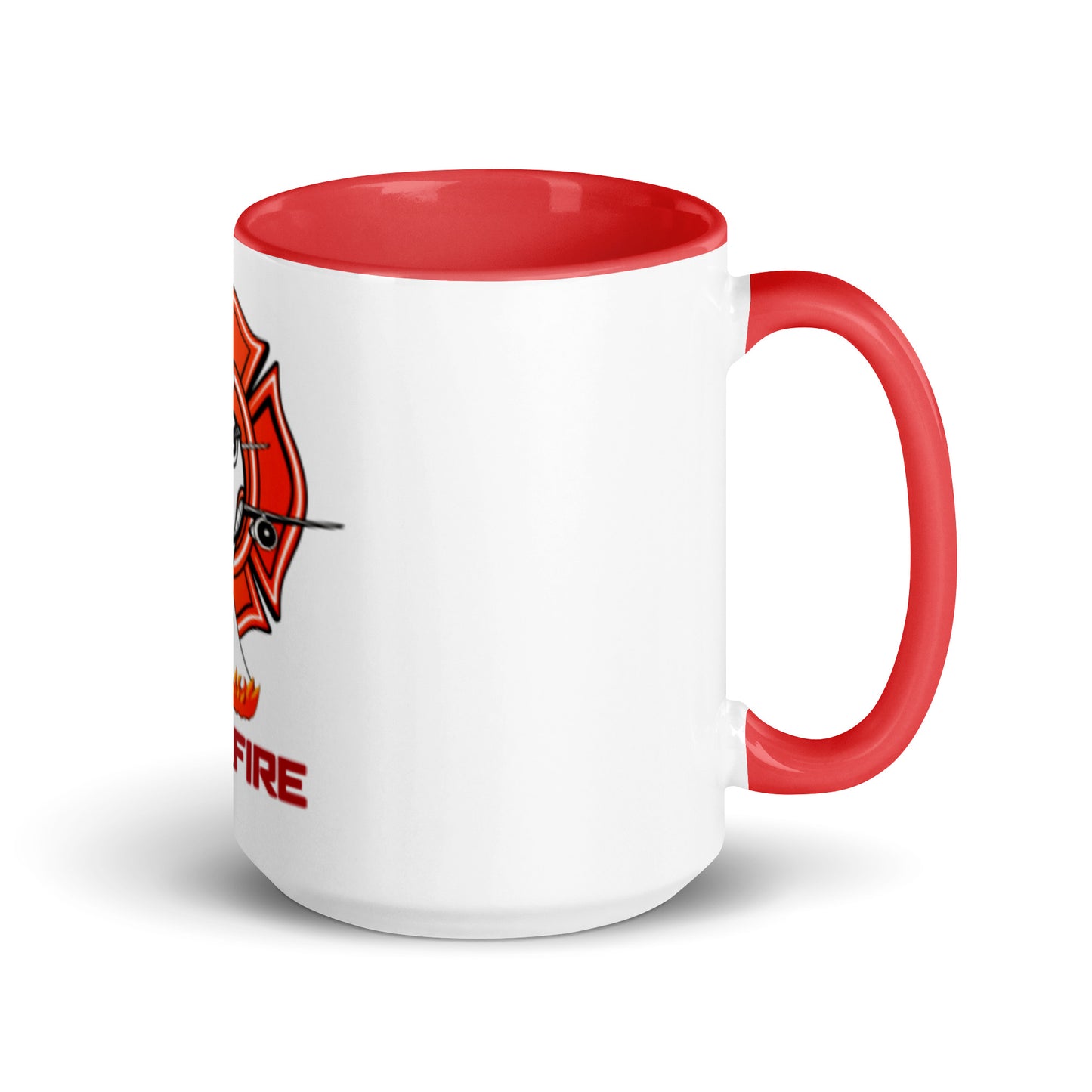 AerialFire DC-10 Cartoon Mug with Color Inside