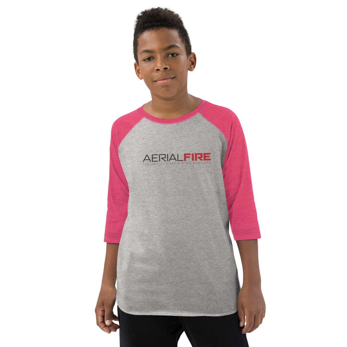 AerialFire Fixed-Wing Flat Youth Baseball Shirt